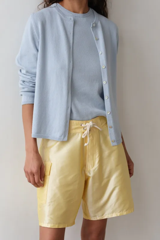 The Taffeta Board Short sold by DONNI.
