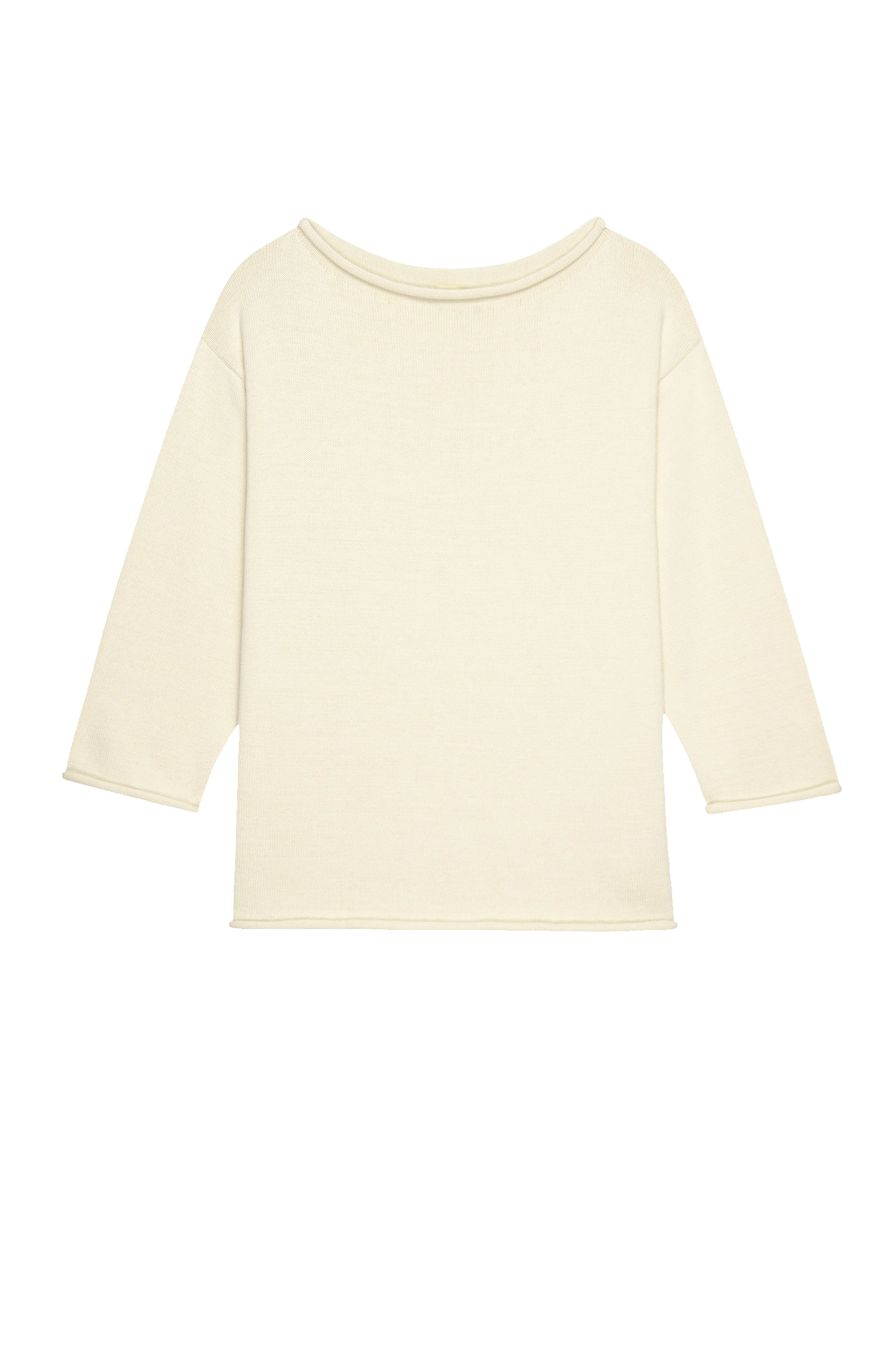 The Cotton Knit Boat Neck Sweater sold by DONNI. product image thumbnail 2