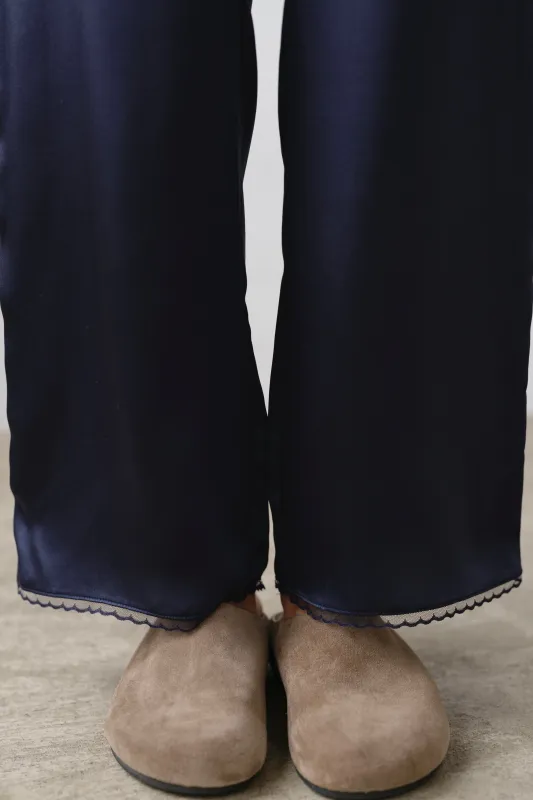The Silk Lace Simple Pant sold by DONNI.