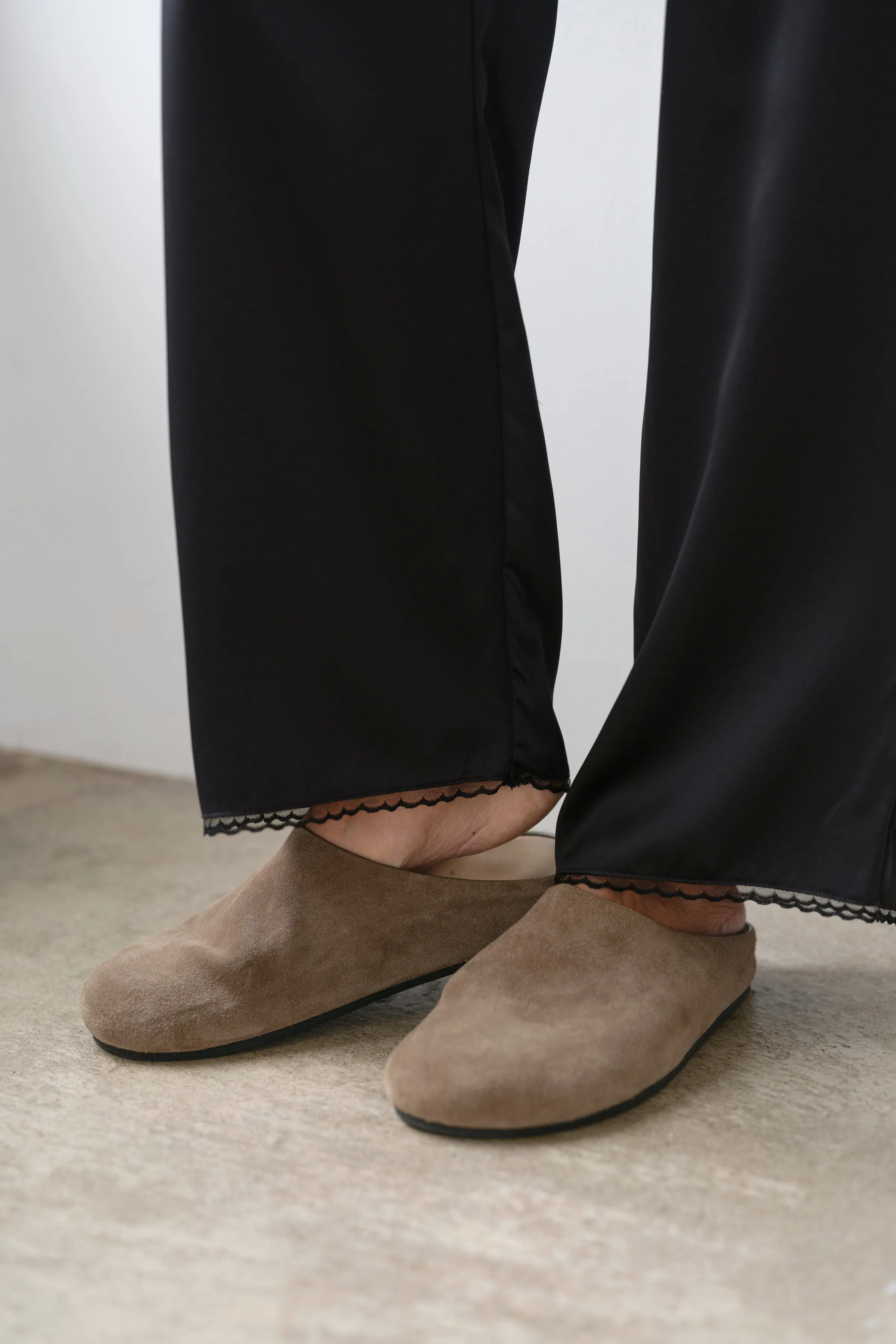 The Silk Lace Simple Pant sold by DONNI.