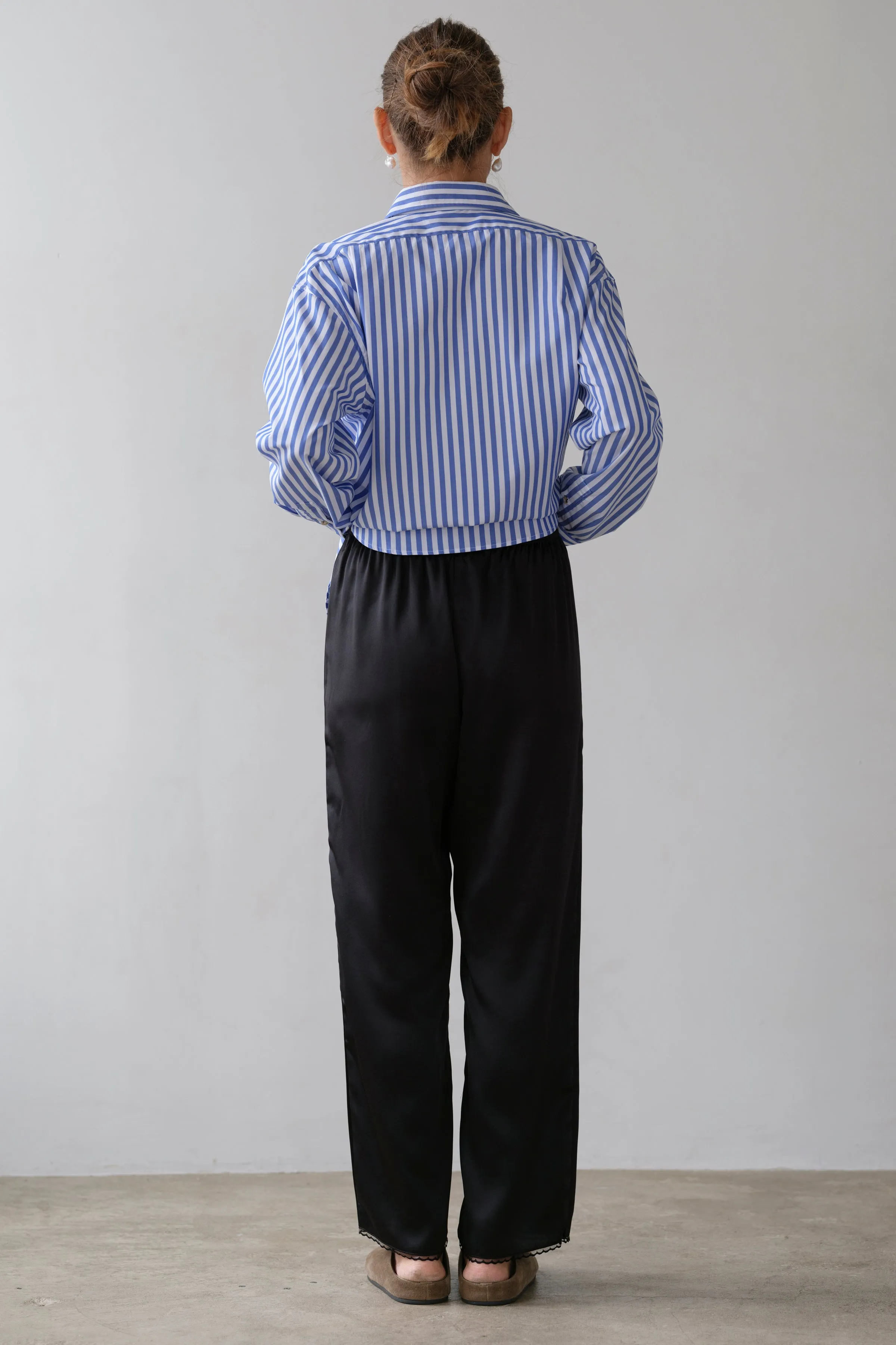 The Silk Lace Simple Pant sold by DONNI. product image thumbnail 5