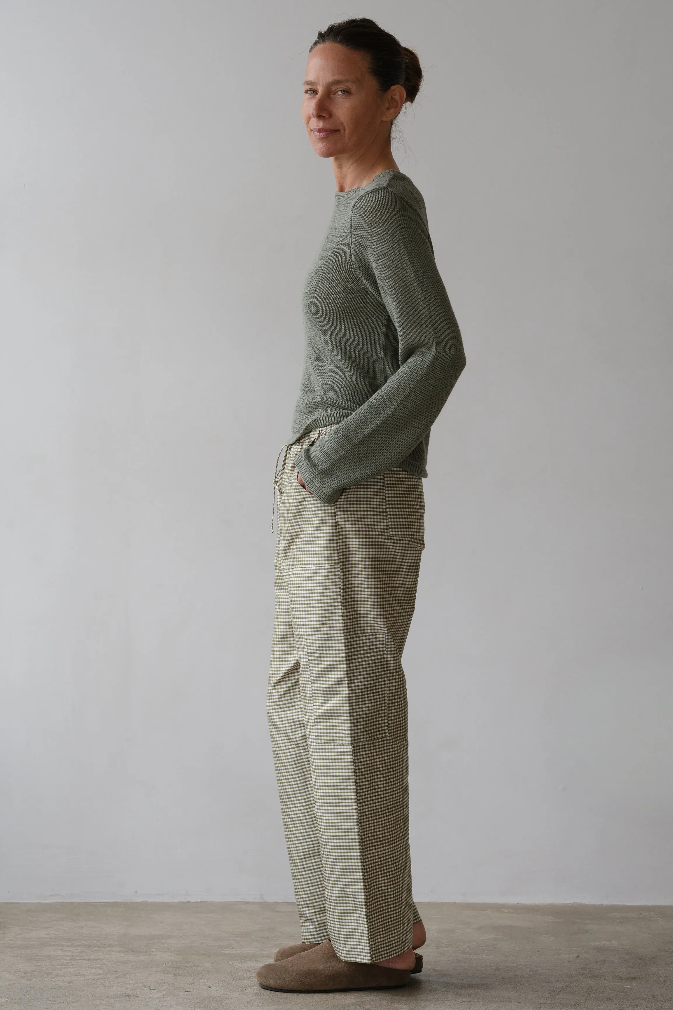 The Taffeta Drawstring Cargo Pant sold by DONNI. product image thumbnail 3