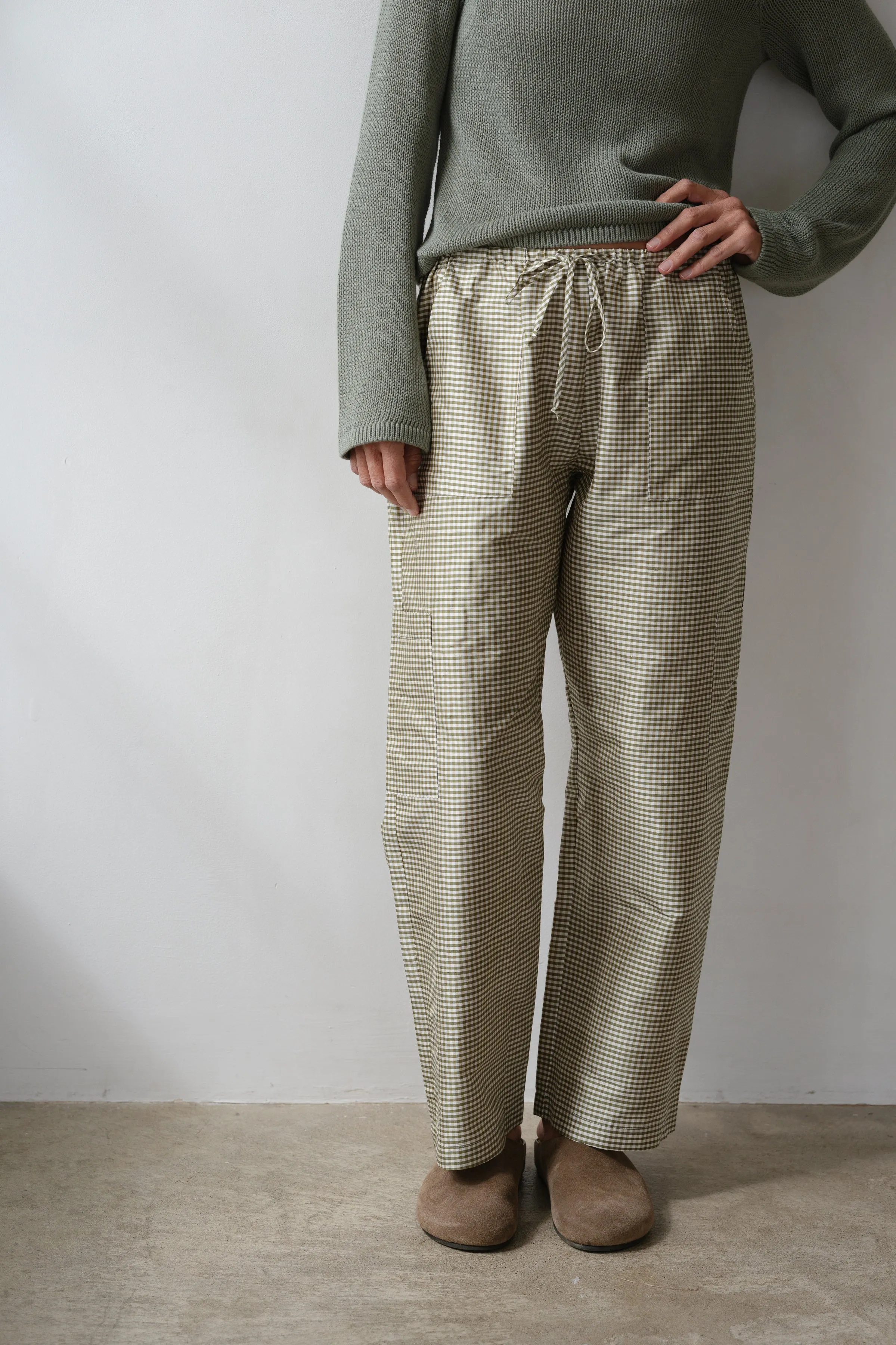 The Taffeta Drawstring Cargo Pant sold by DONNI. product image thumbnail 2