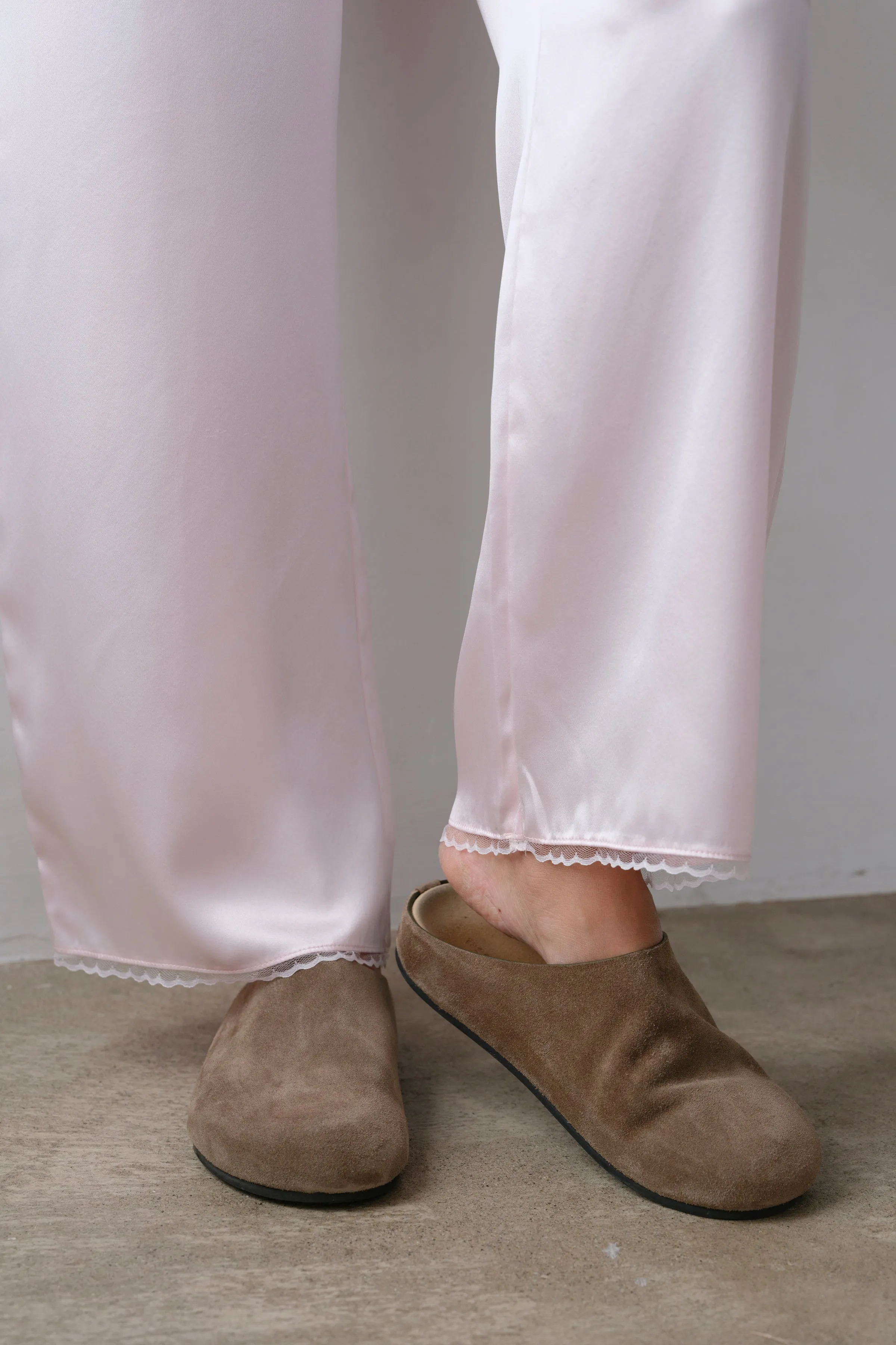 The Silk Lace Simple Pant sold by DONNI.