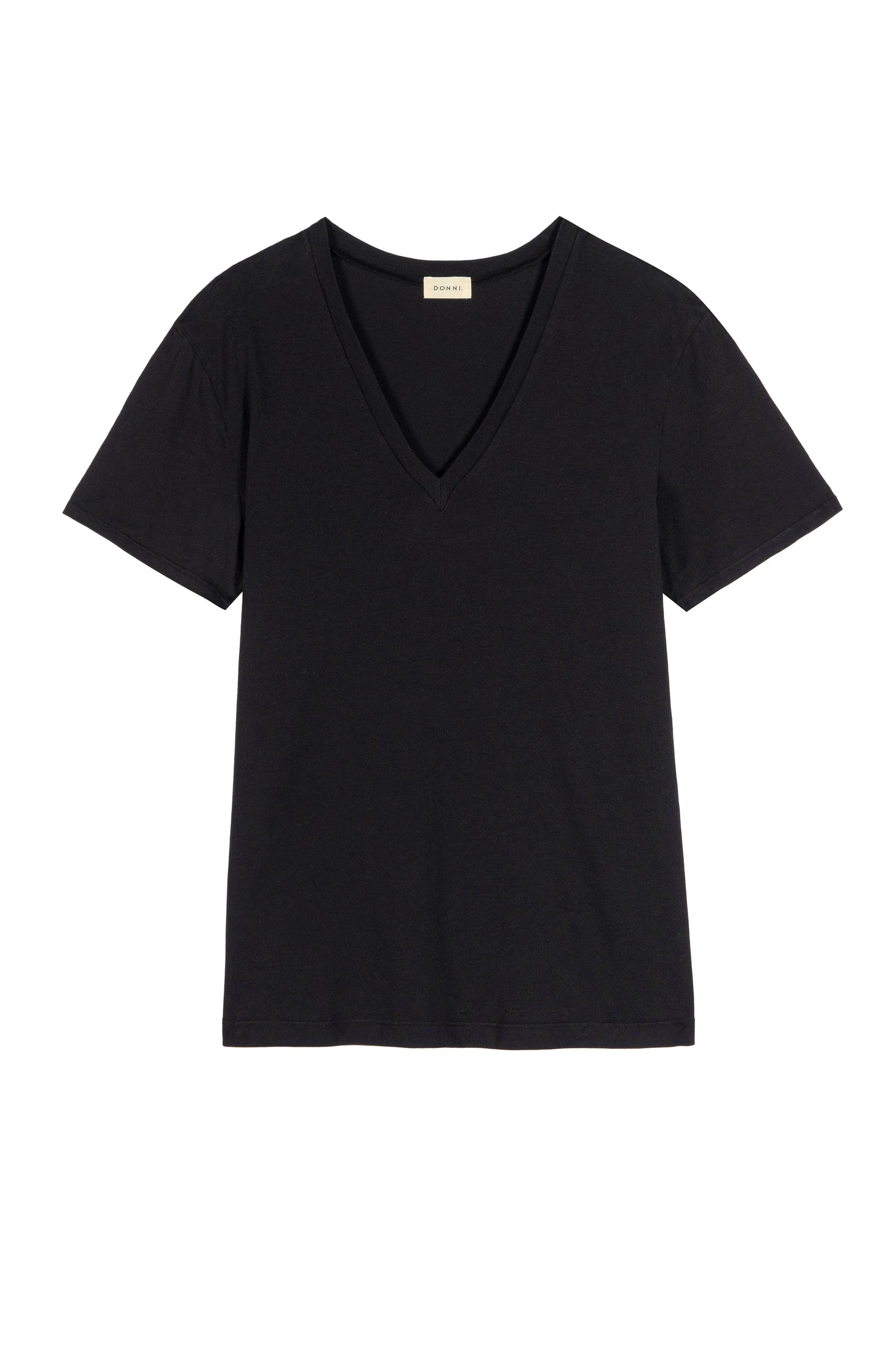 The Jersey Relaxed V-Neck sold by DONNI. product image thumbnail 2