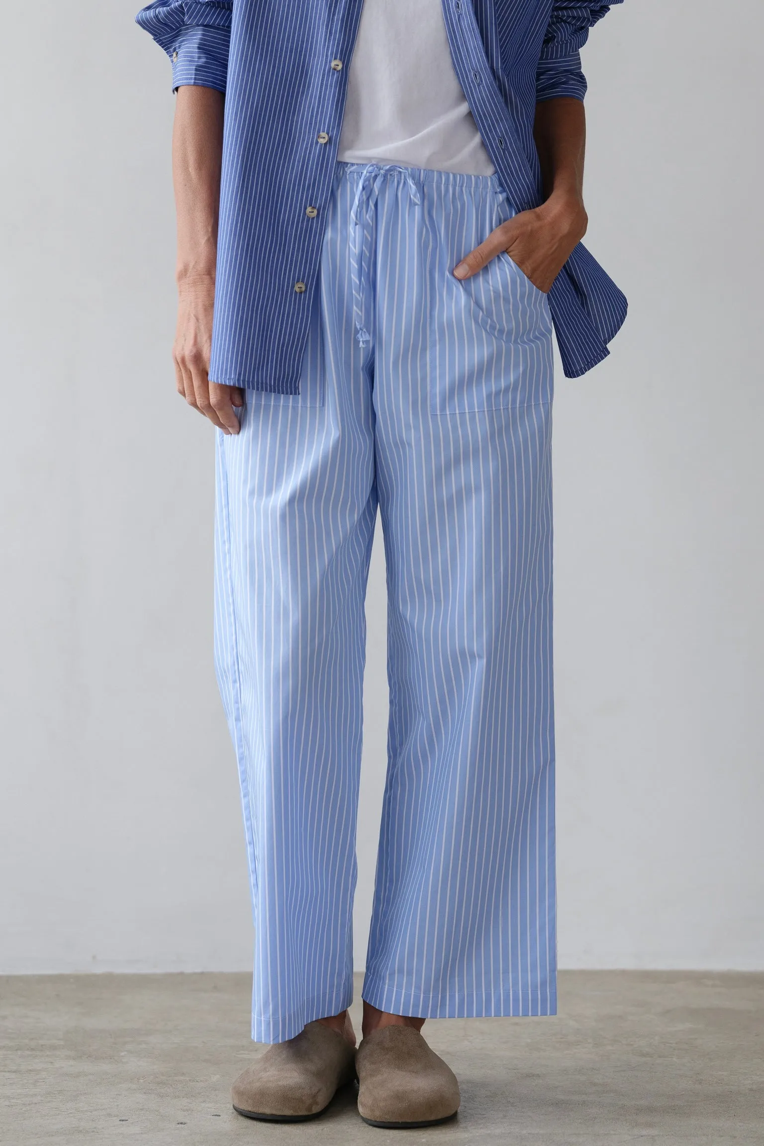The Pop Stripe Drawstring Pant sold by DONNI. product image thumbnail 4