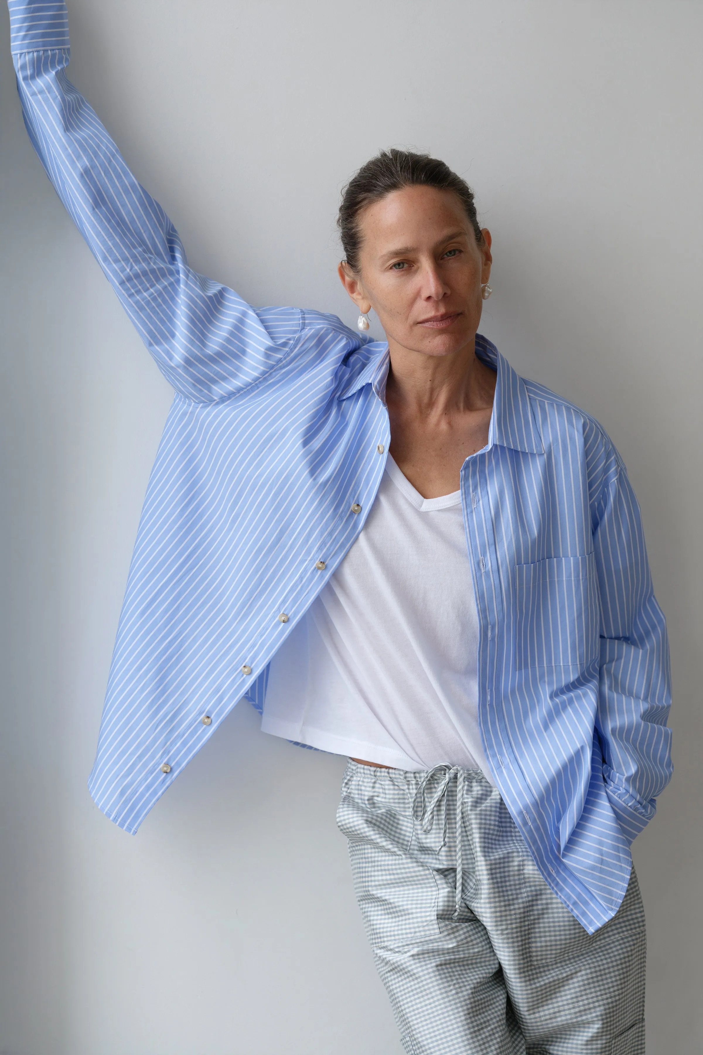 The Pop Stripe Shirt sold by DONNI. product image thumbnail 5