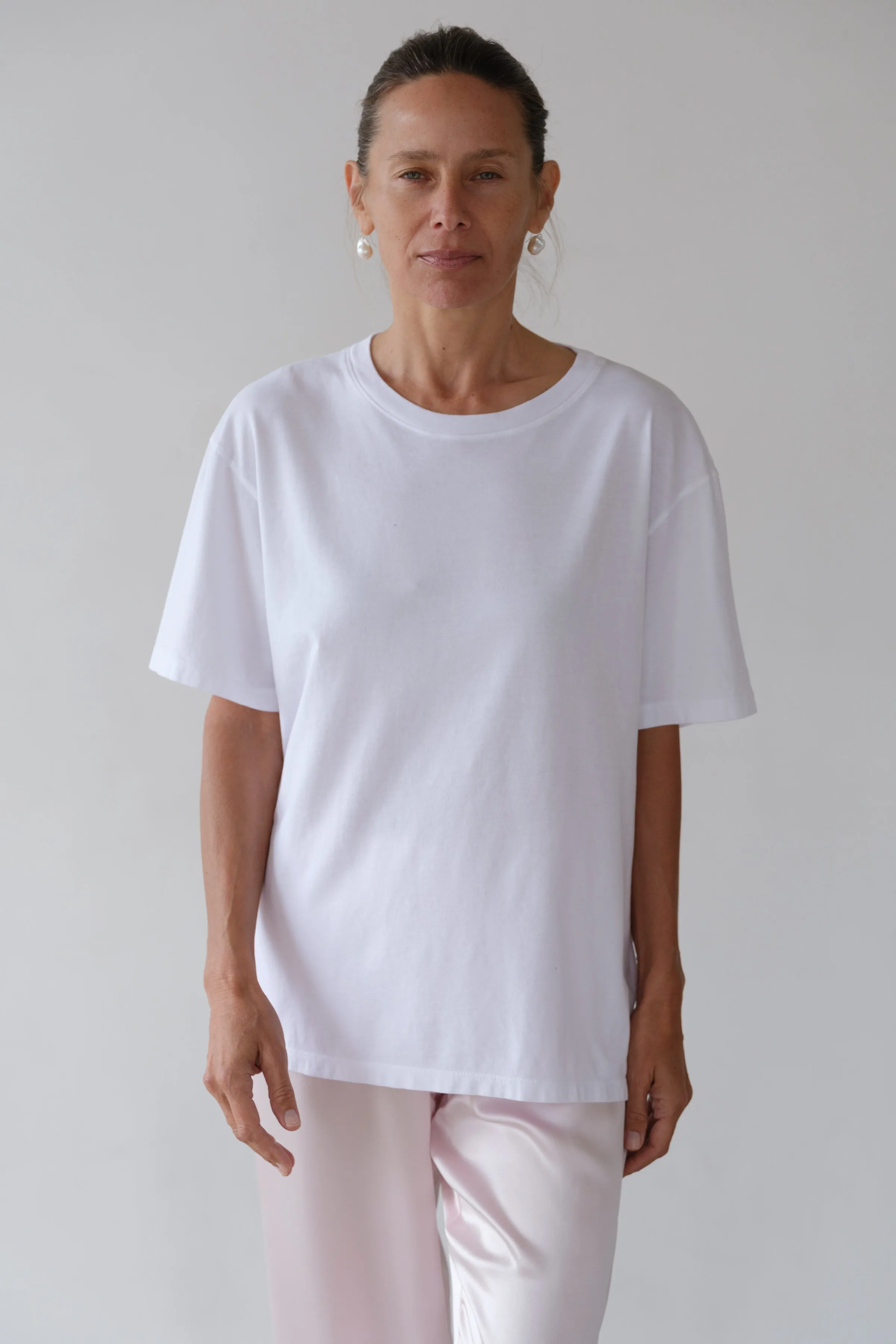 The Jersey Oversized Tee sold by DONNI.