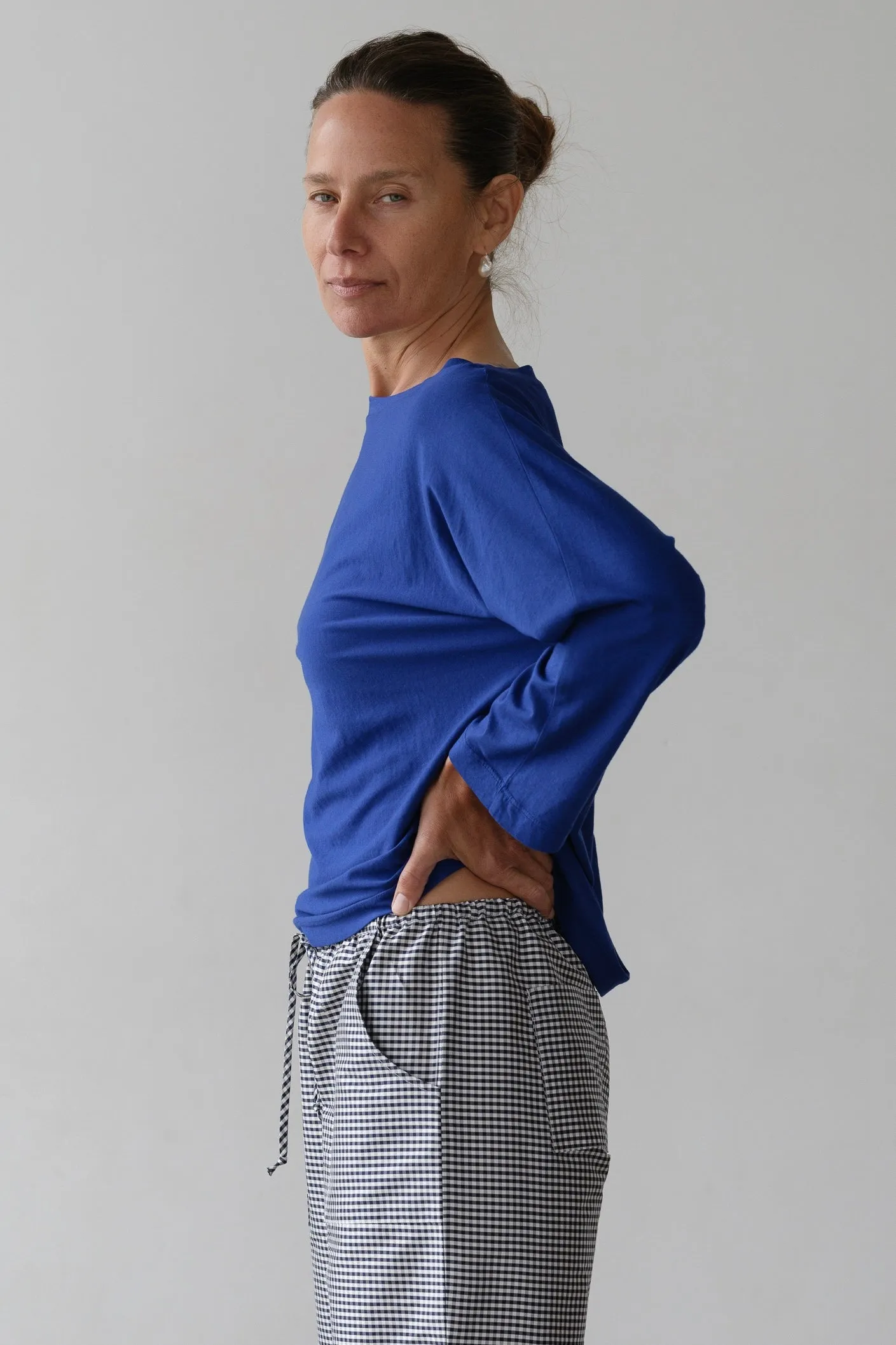 The Jersey Relaxed Boatneck sold by DONNI. product image thumbnail 4