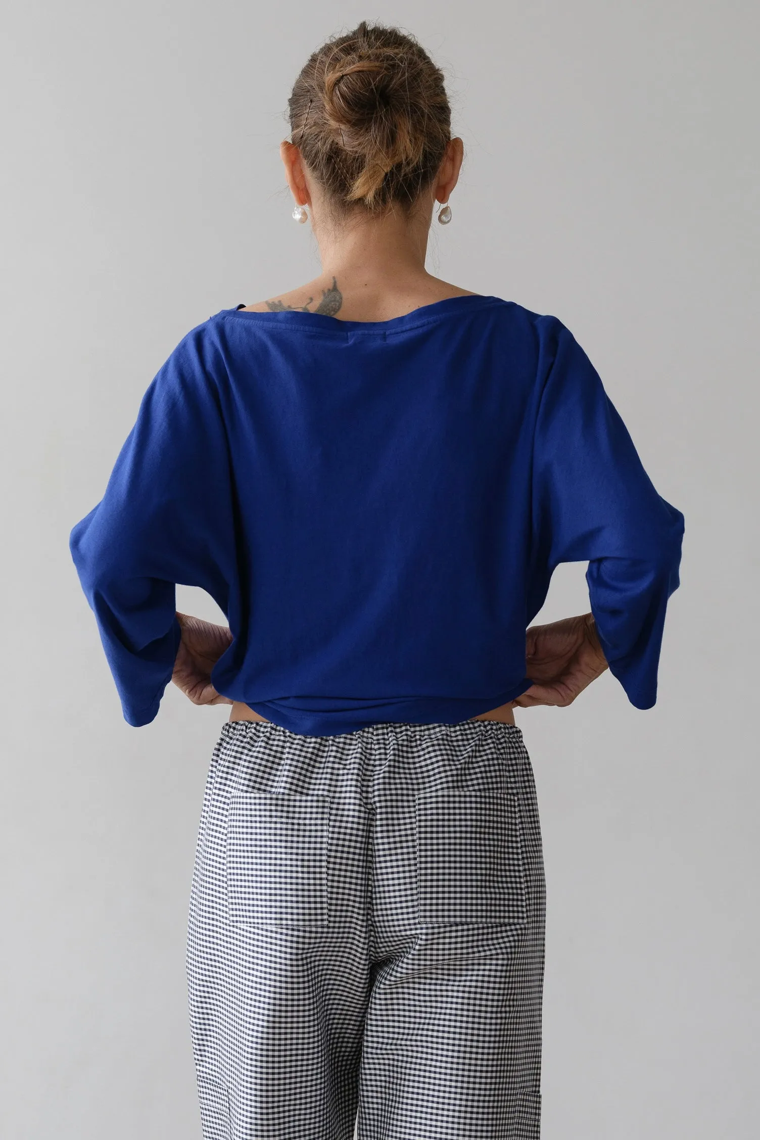 The Jersey Relaxed Boatneck sold by DONNI. product image thumbnail 5
