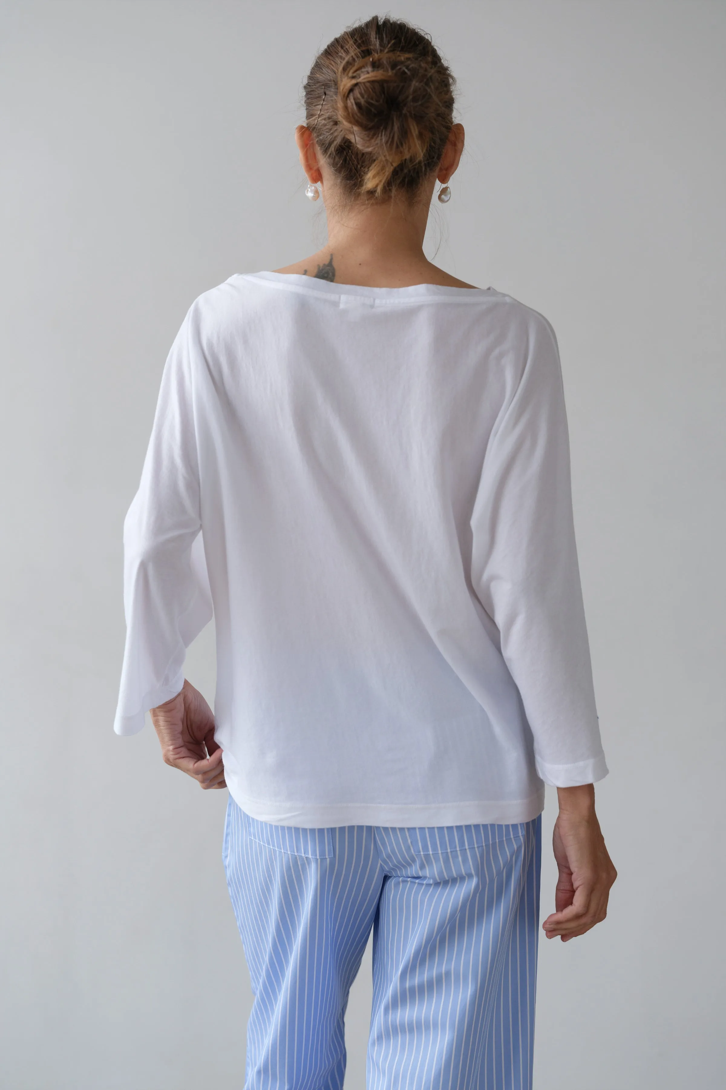 The Jersey Relaxed Boatneck sold by DONNI. product image thumbnail 4