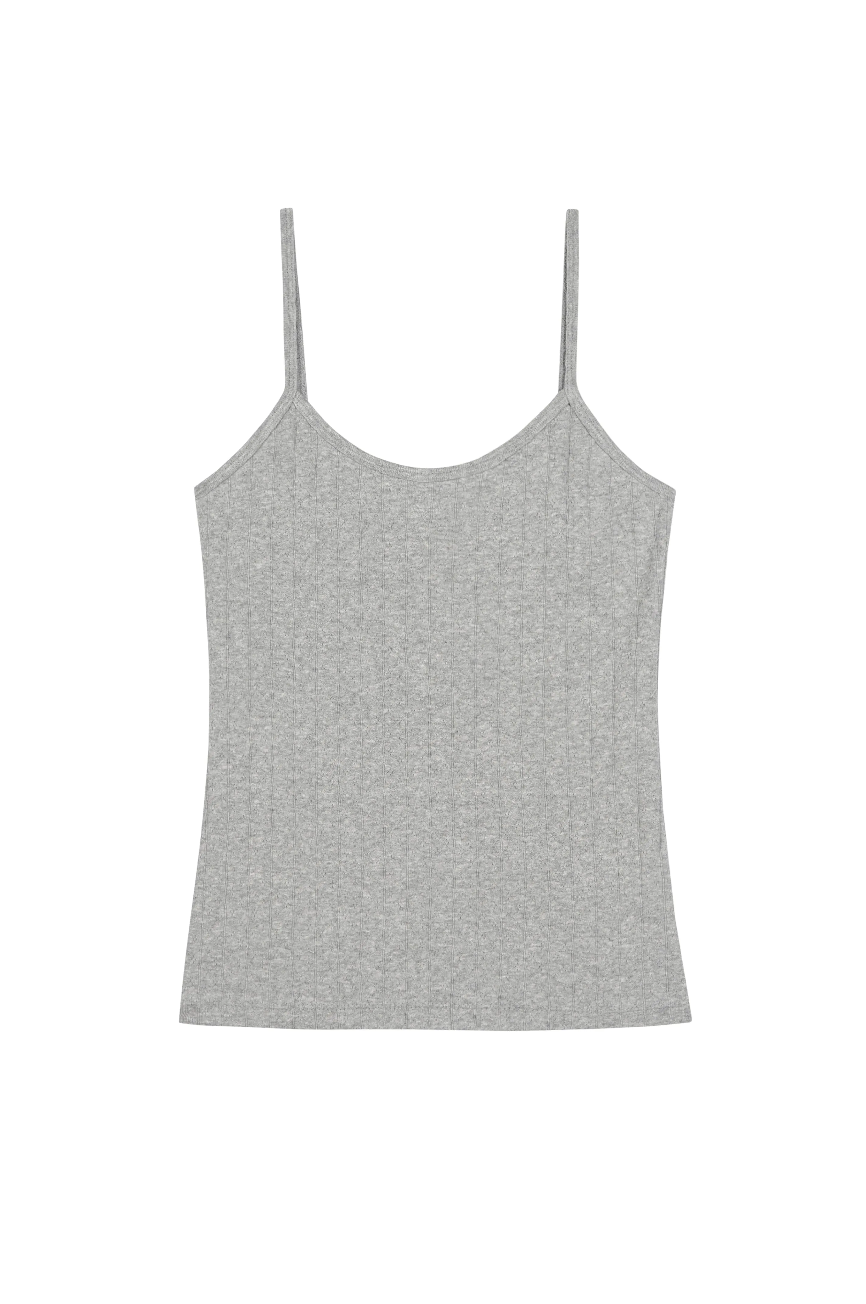 The Pointelle Cami Tank sold by DONNI. product image thumbnail 2