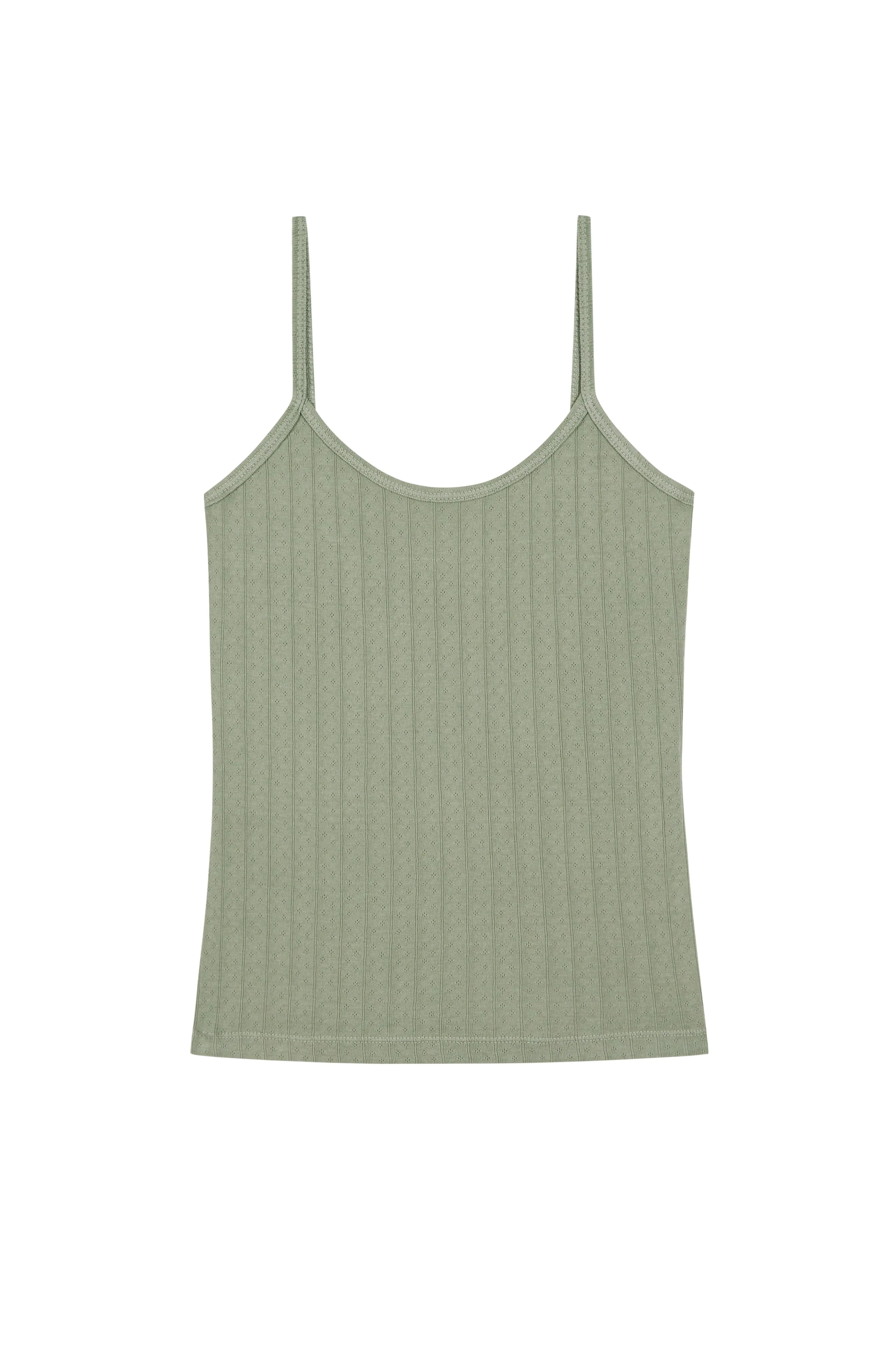 The Pointelle Cami Tank sold by DONNI. product image thumbnail 2