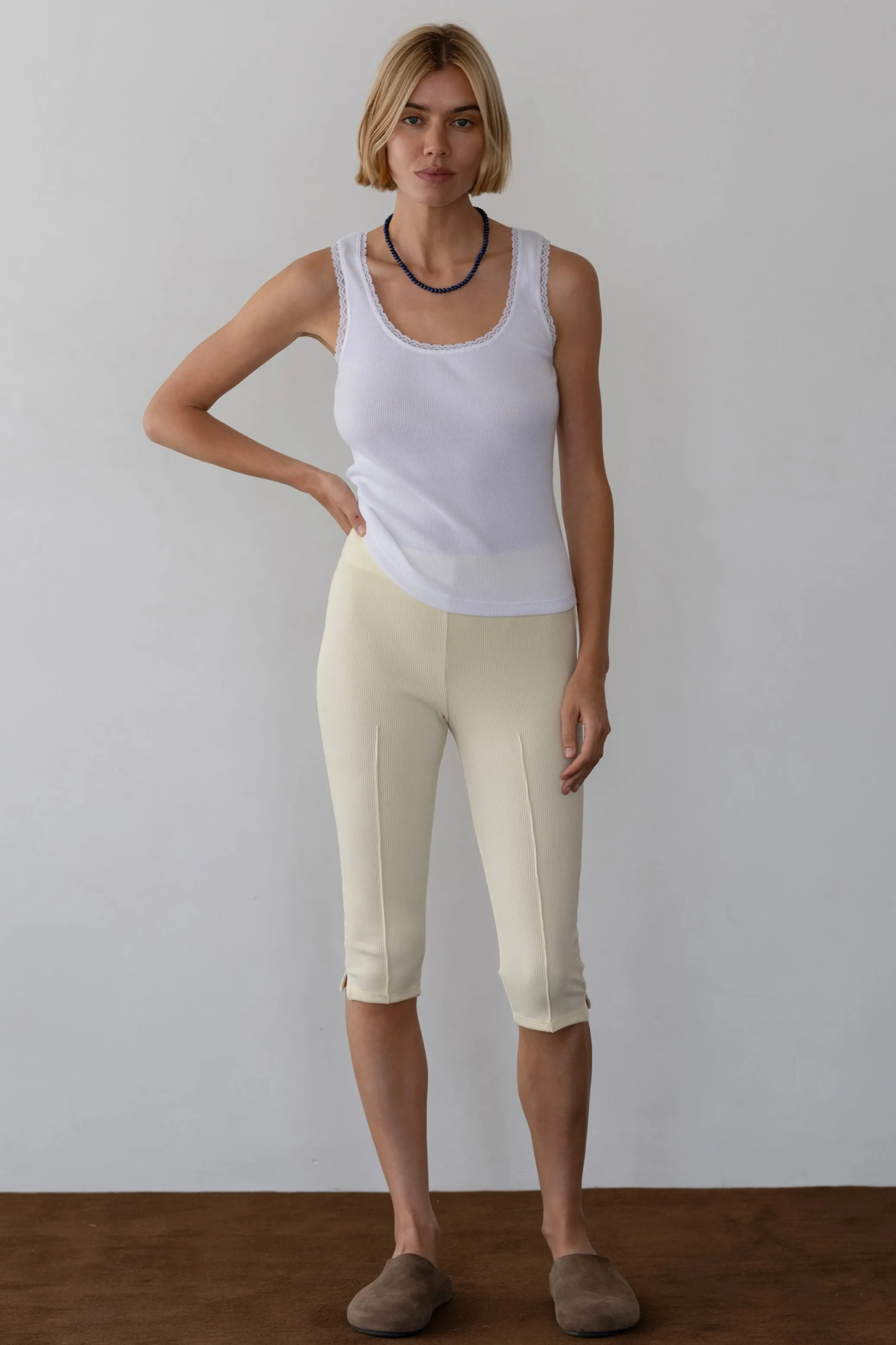 The Rib Pedal Pusher sold by DONNI.