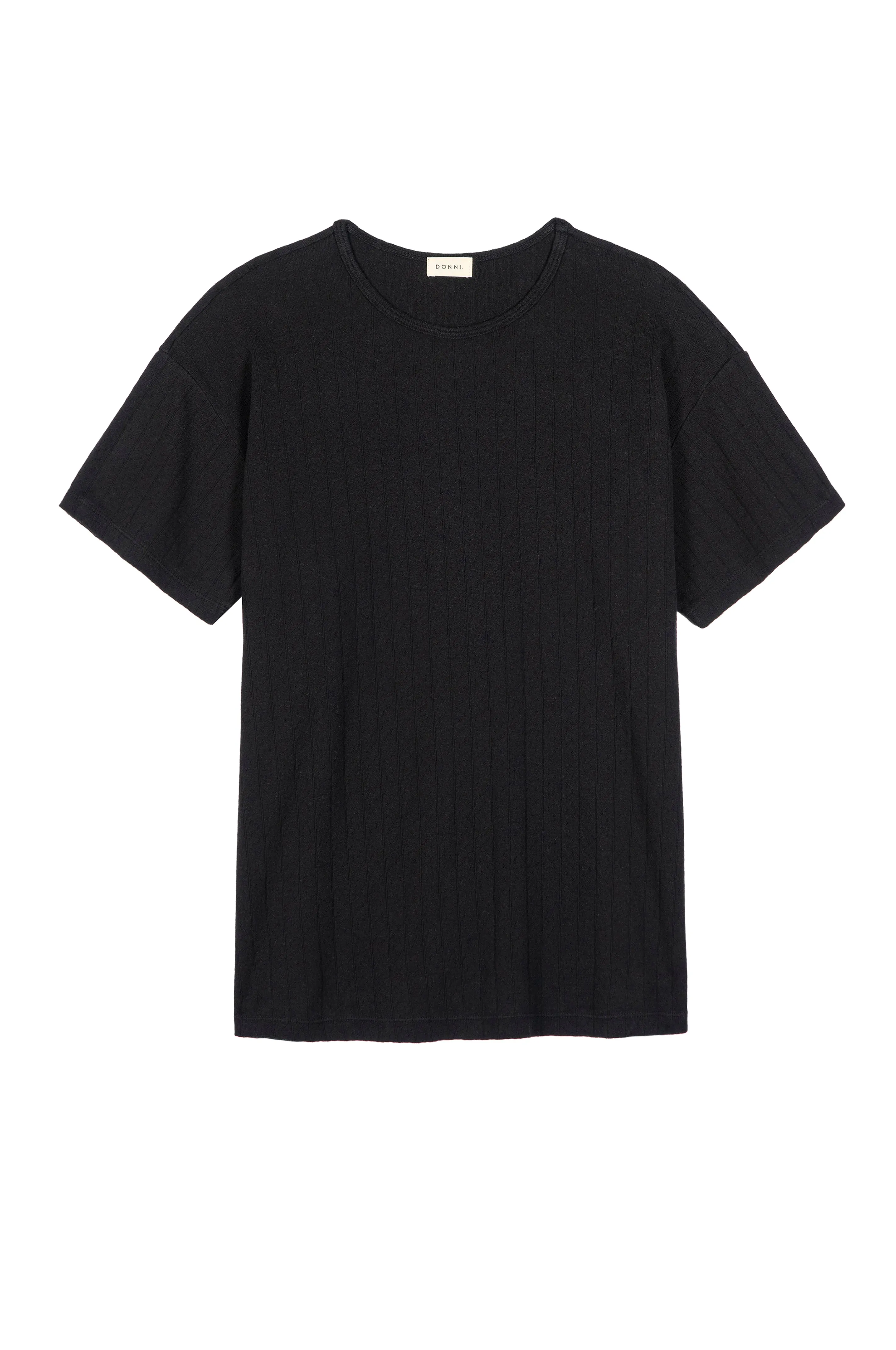 The Pointelle Oversized Tee sold by DONNI. product image thumbnail 2