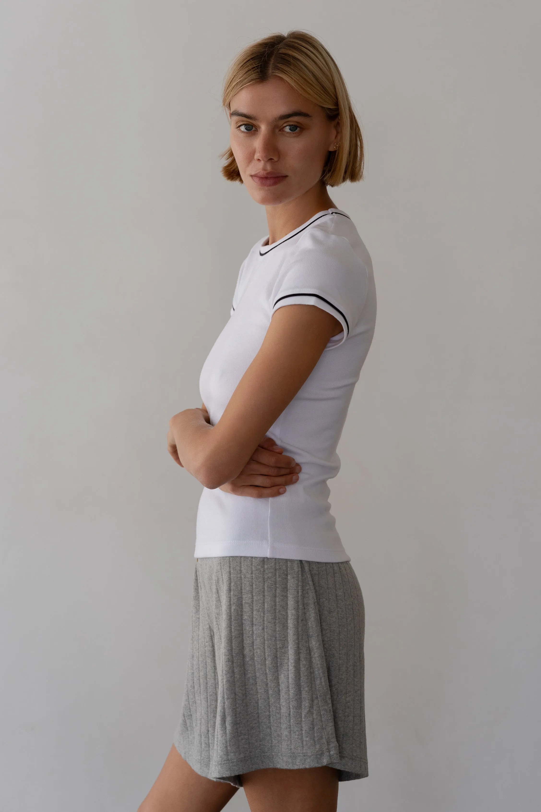 The Pointelle Boxer Short sold by DONNI. product image thumbnail 3