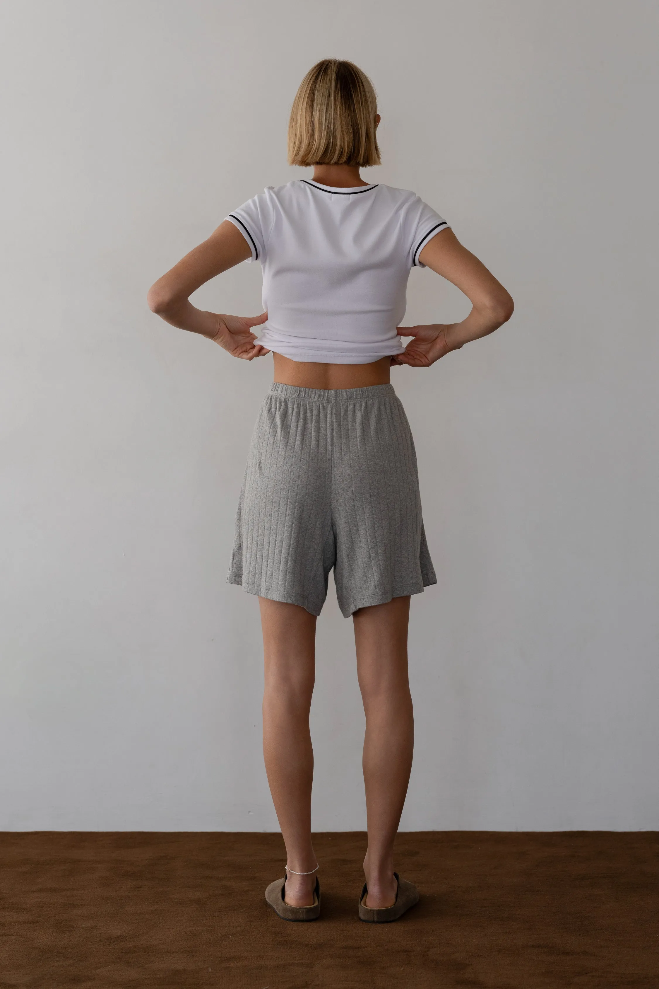 The Pointelle Boxer Short sold by DONNI. product image thumbnail 4