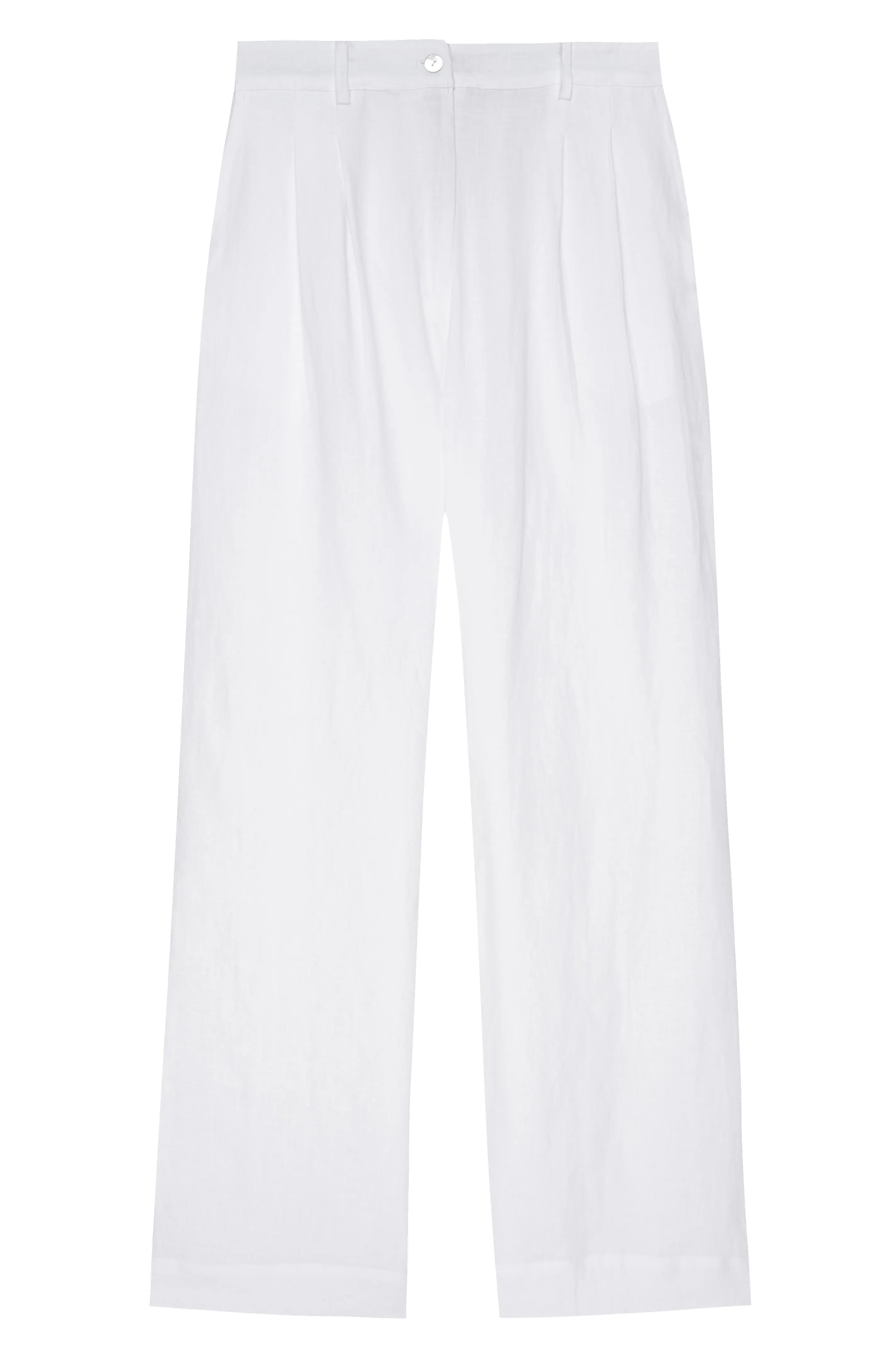 The Linen Pleated Trouser sold by DONNI. product image thumbnail 2