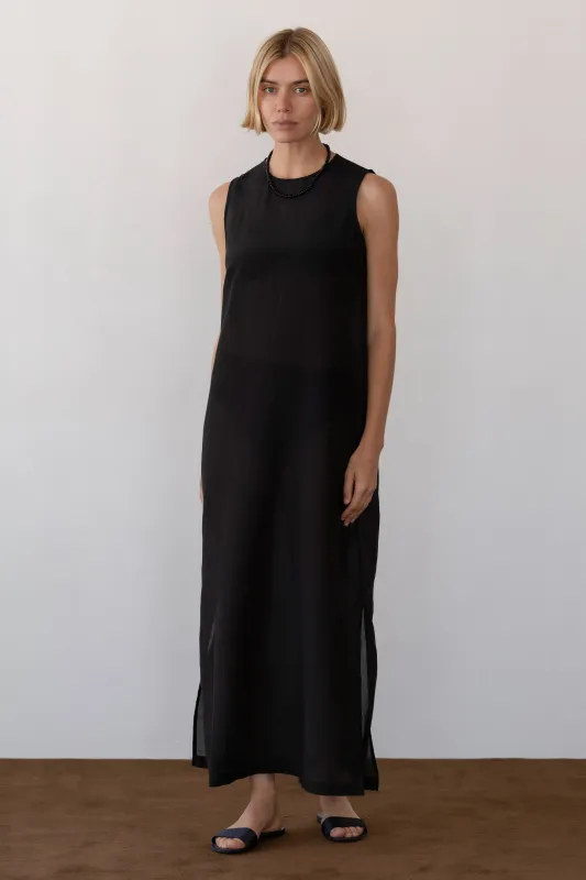 The Silk Cotton Sheer Dress sold by DONNI.