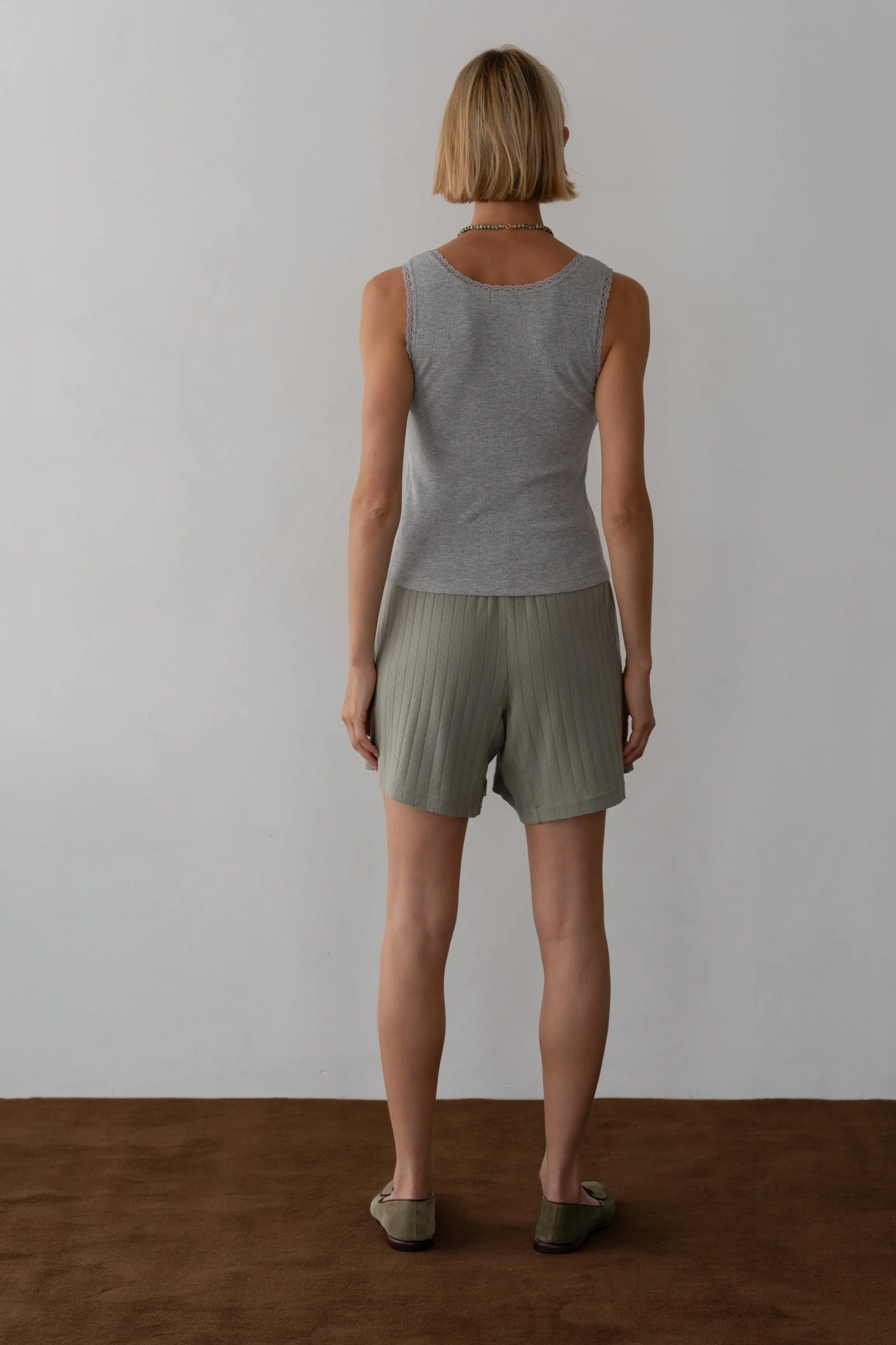 The Pointelle Boxer Short sold by DONNI. product image thumbnail 5