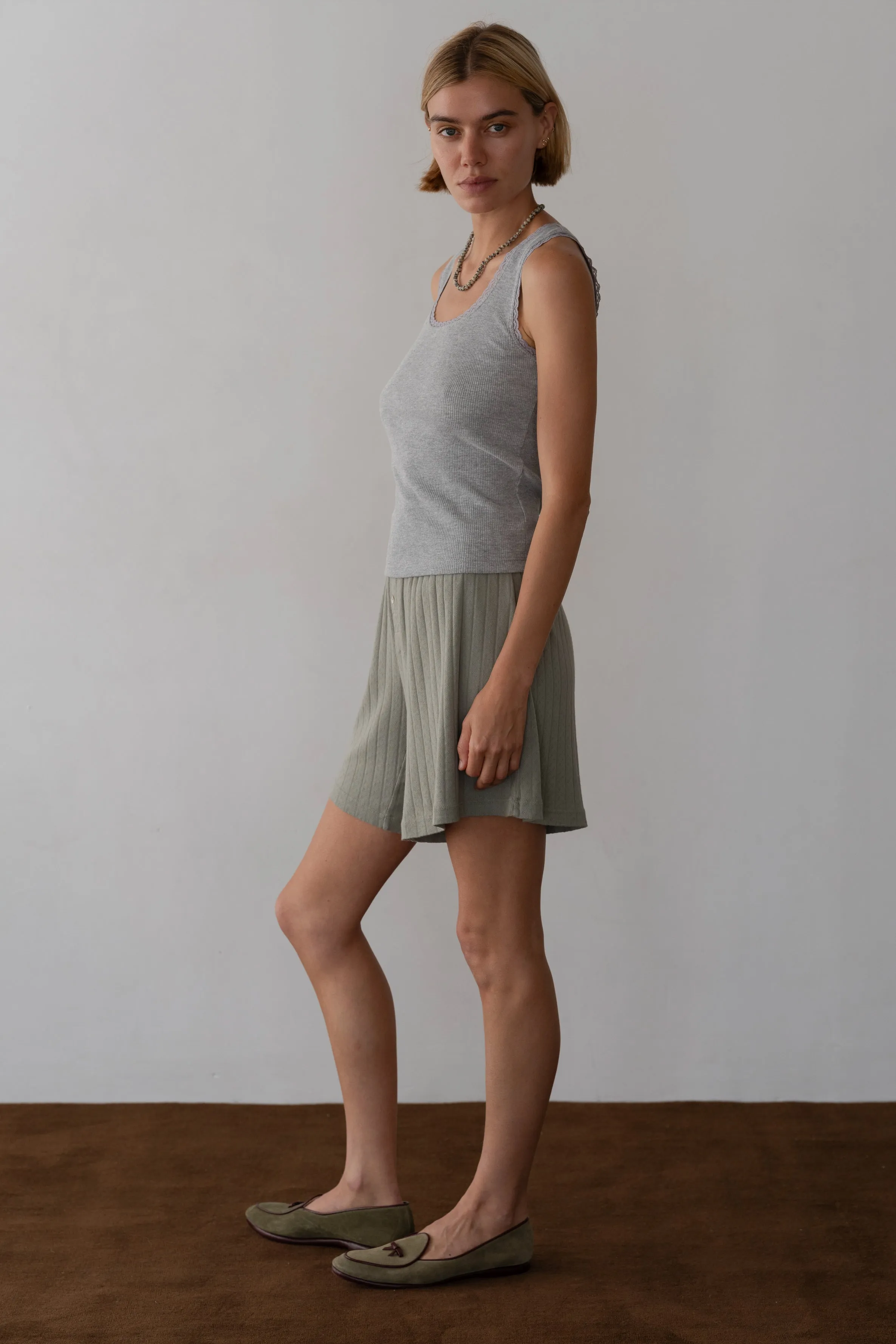 The Pointelle Boxer Short sold by DONNI. product image thumbnail 4