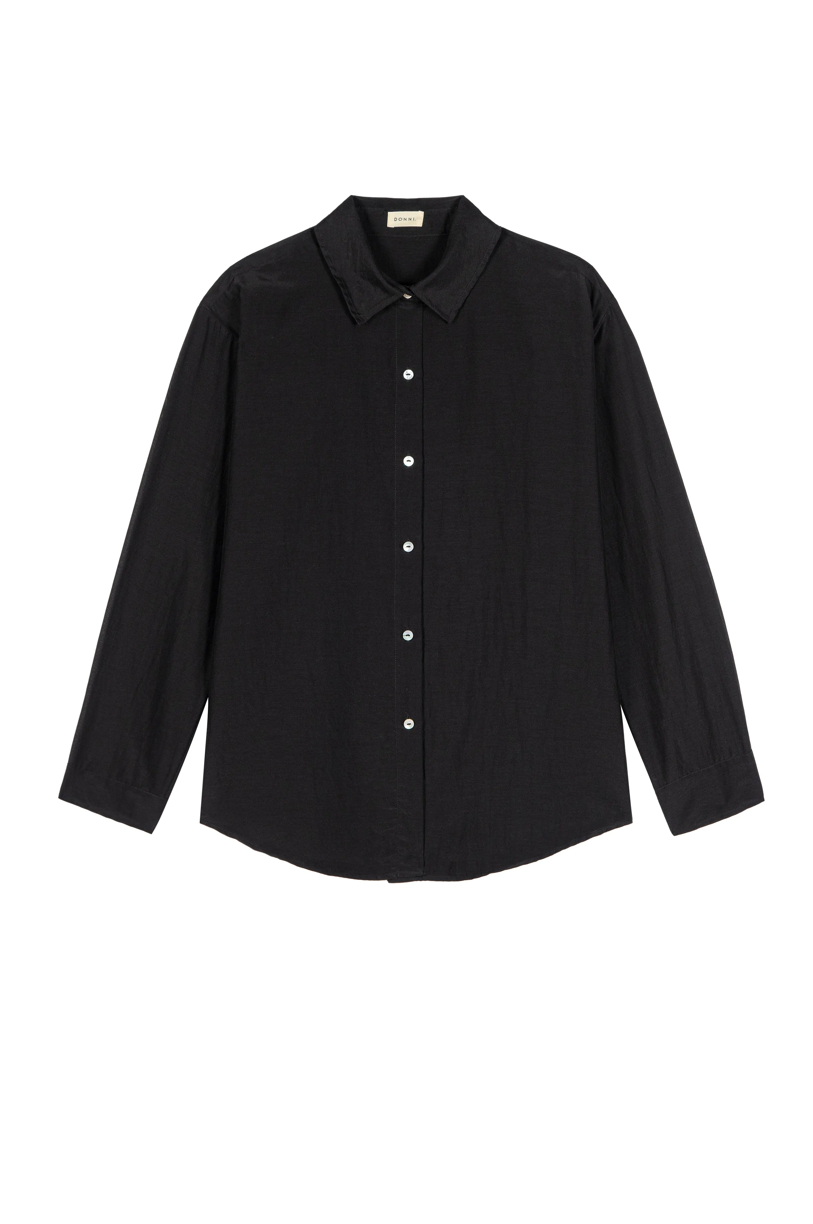 The Silk Cotton Sheer Shirt sold by DONNI. product image thumbnail 2