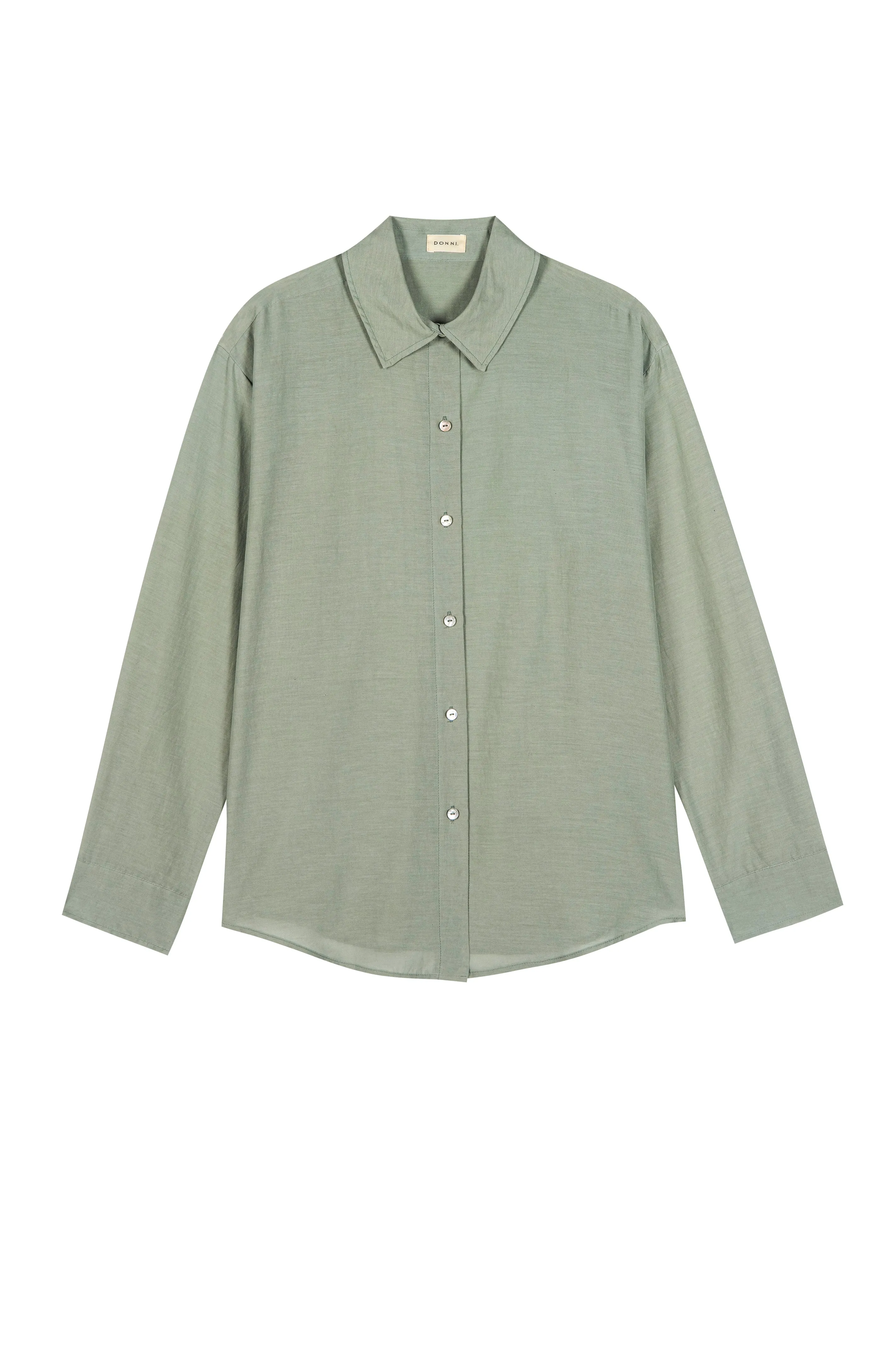 The Silk Cotton Sheer Shirt sold by DONNI. product image thumbnail 2