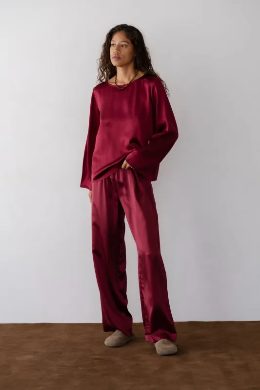 The Silk Bell Long Sleeve sold by DONNI.