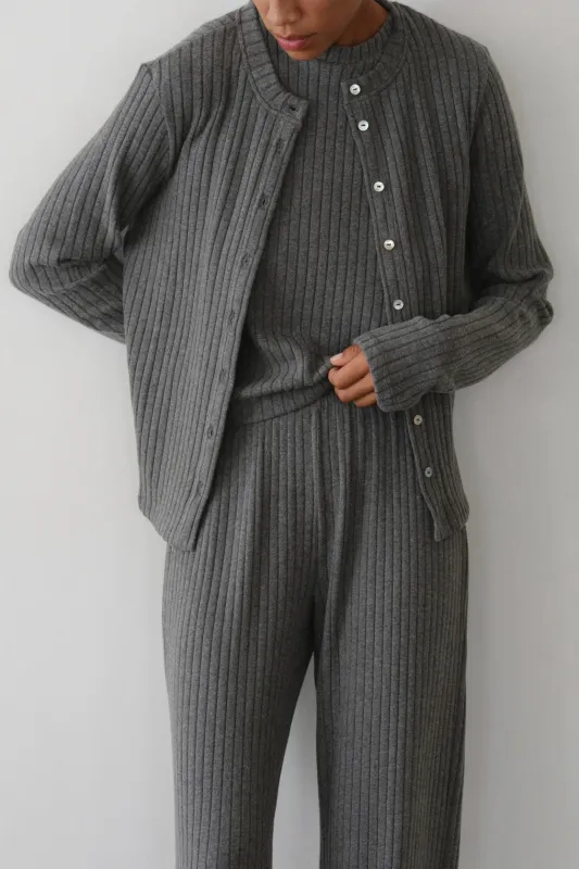 The Sweater Rib Cardi sold by DONNI.
