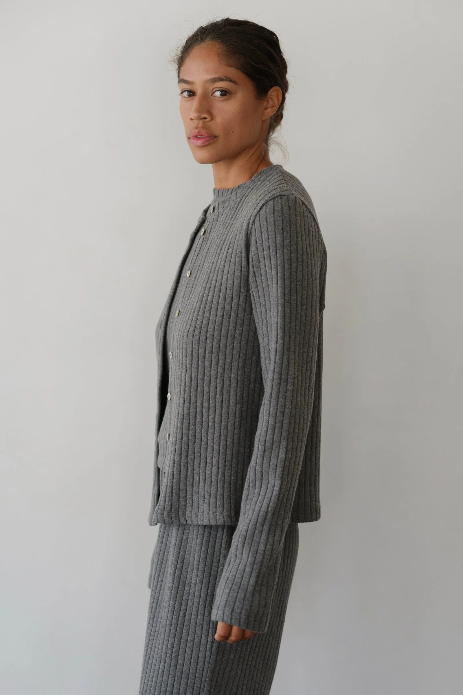 The Sweater Rib Cardi sold by DONNI. product image thumbnail 4