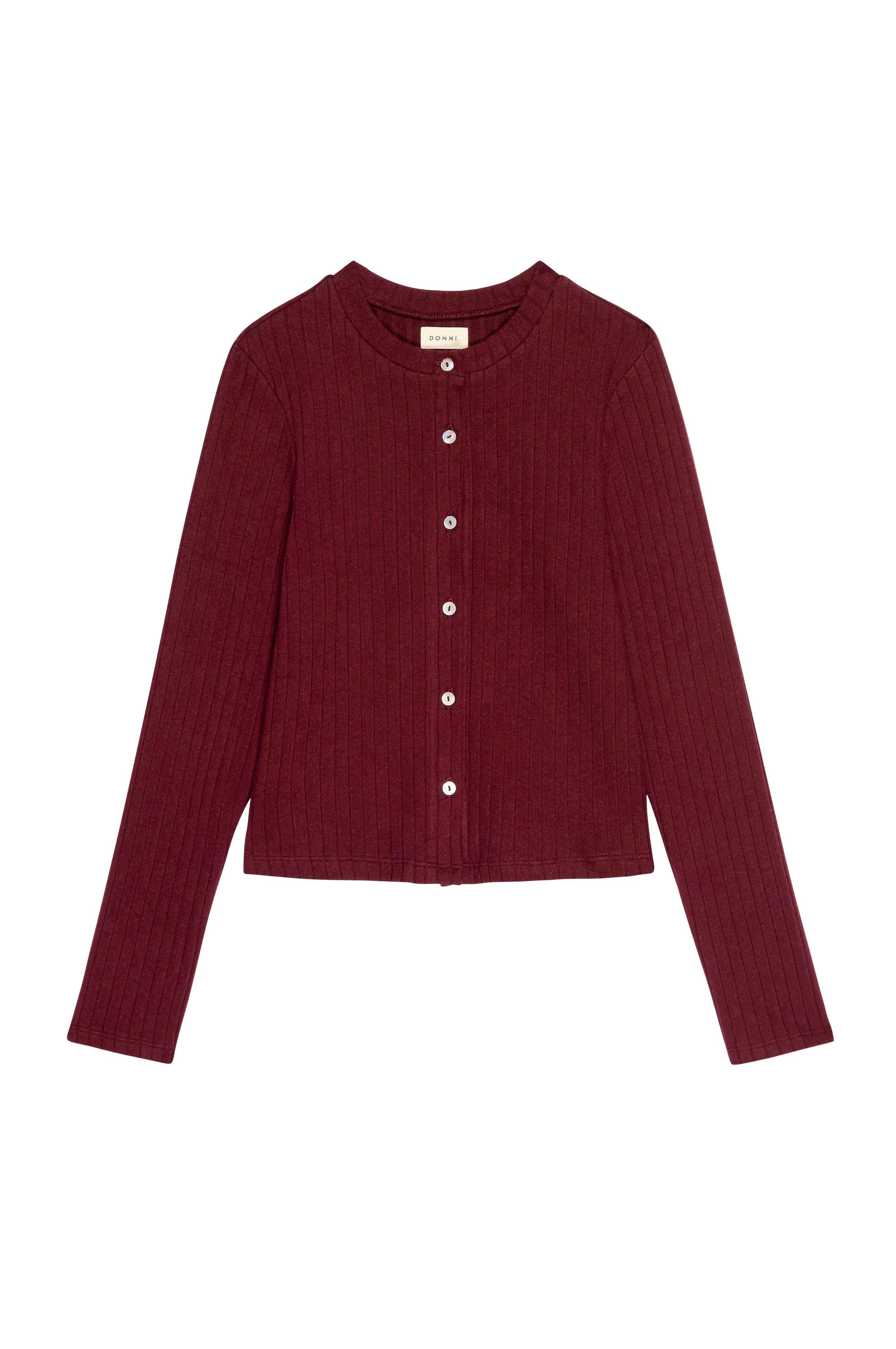 The Sweater Rib Cardi sold by DONNI. product image thumbnail 2