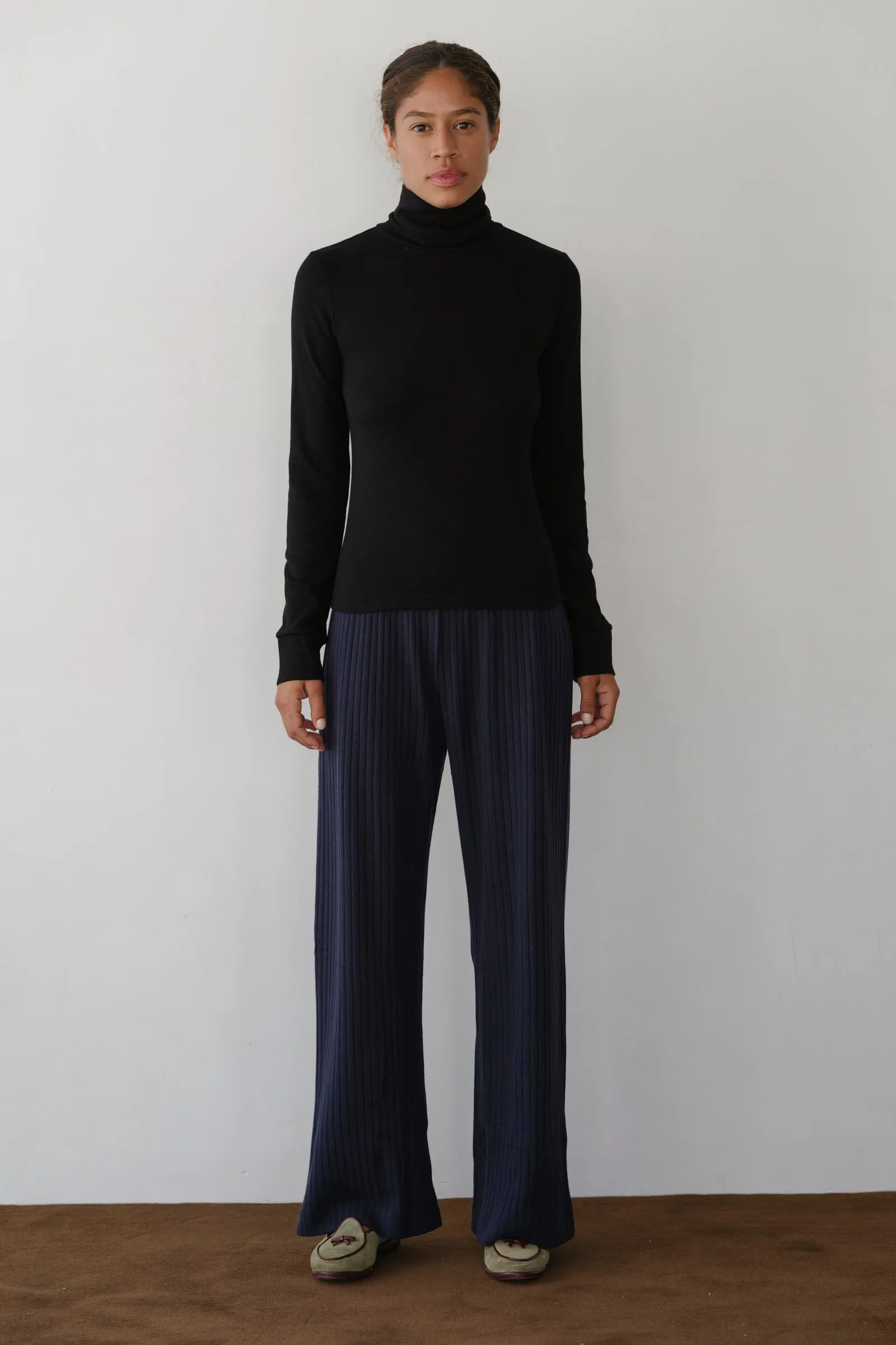 The Sweater Rib Simple Pant sold by DONNI.