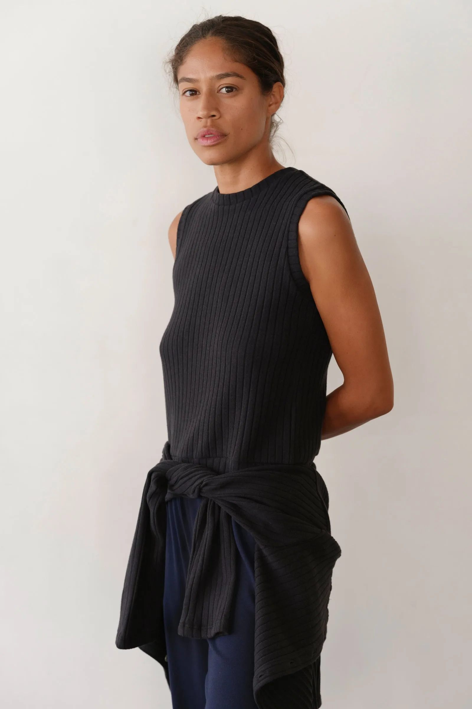 The Sweater Rib Shell sold by DONNI. product image thumbnail 5