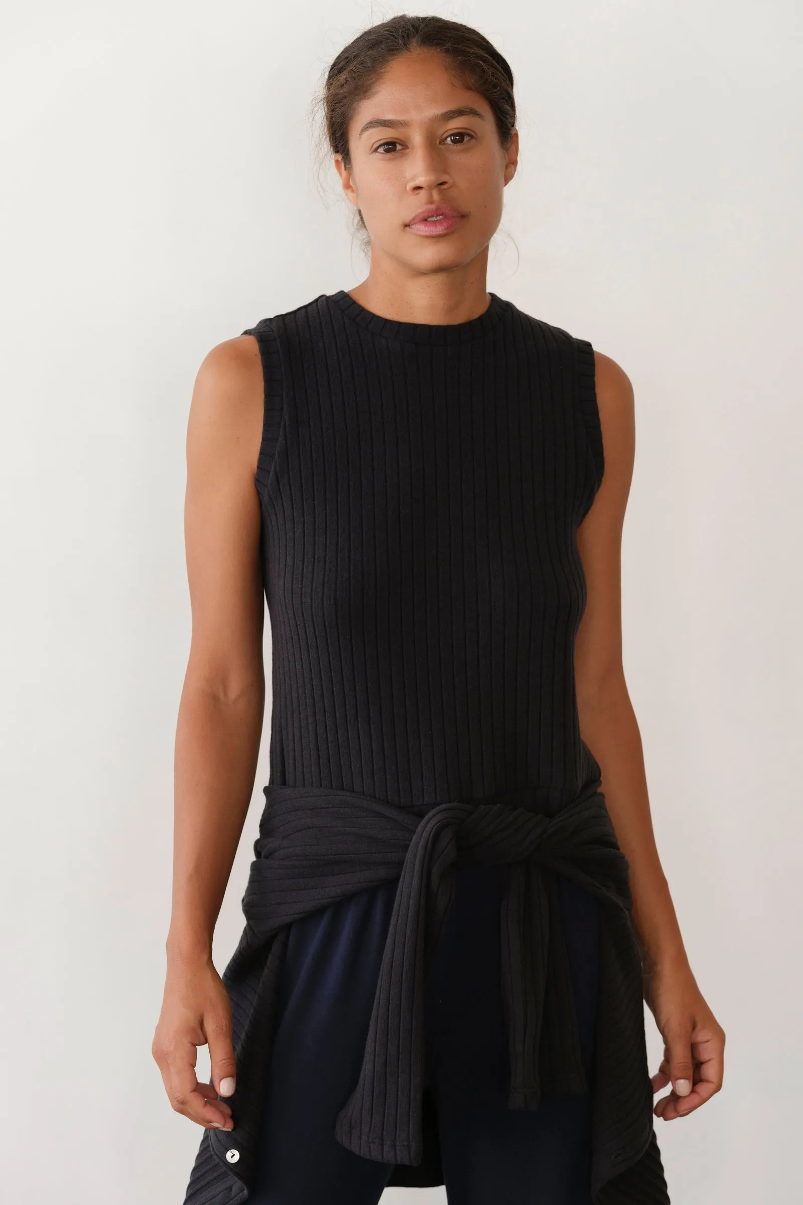 The Sweater Rib Shell sold by DONNI. product image thumbnail 3