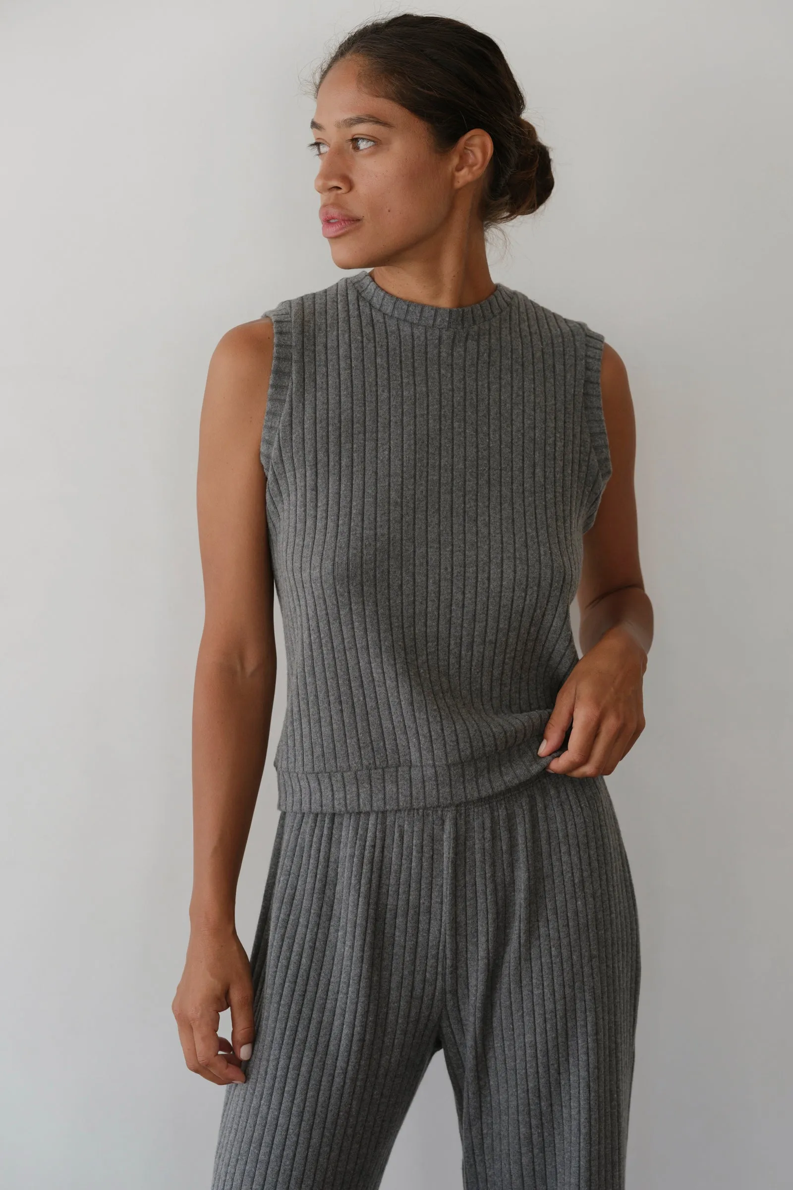 The Sweater Rib Shell sold by DONNI. product image thumbnail 5