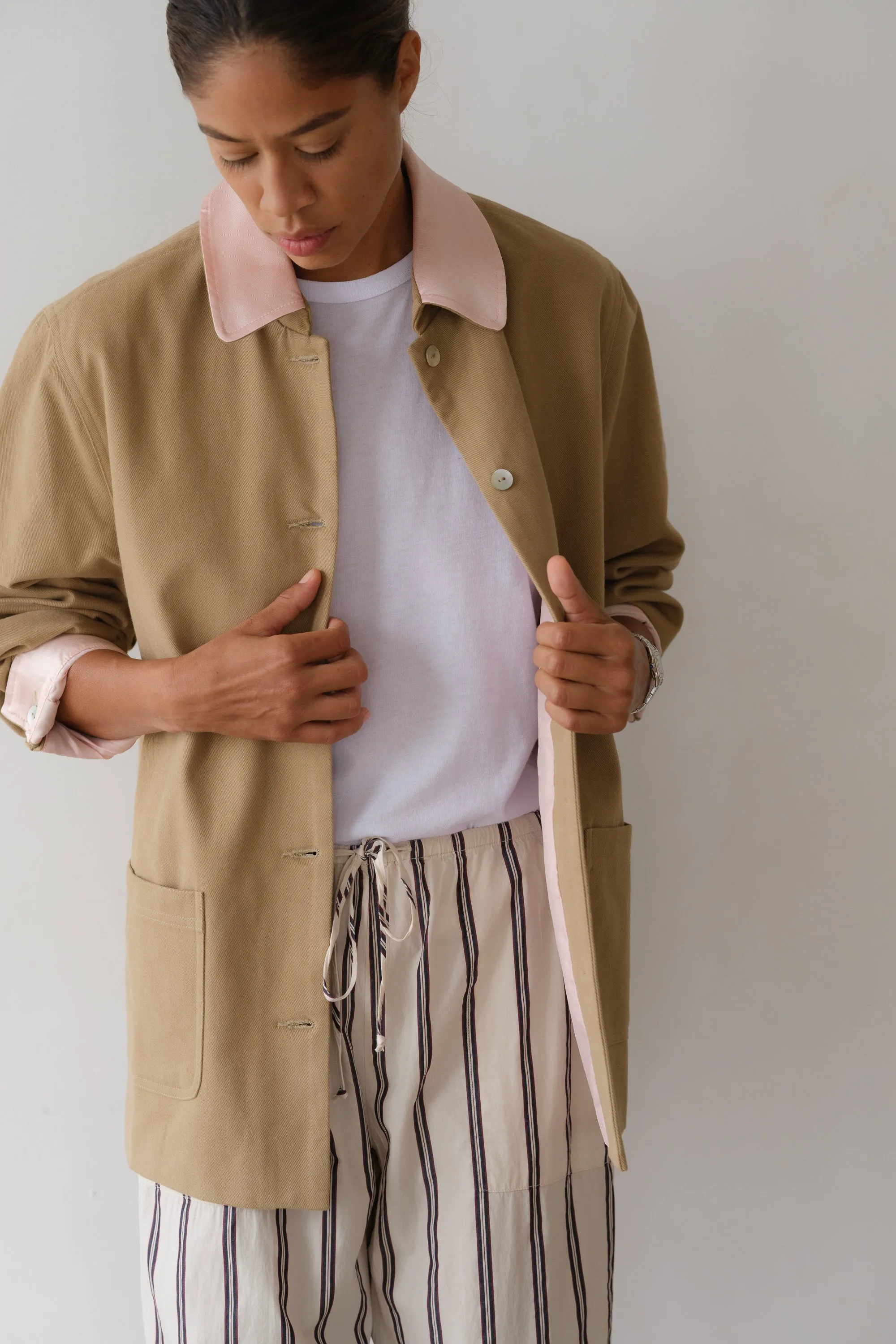 The Chino Contrast Jacket sold by DONNI. product image thumbnail 5