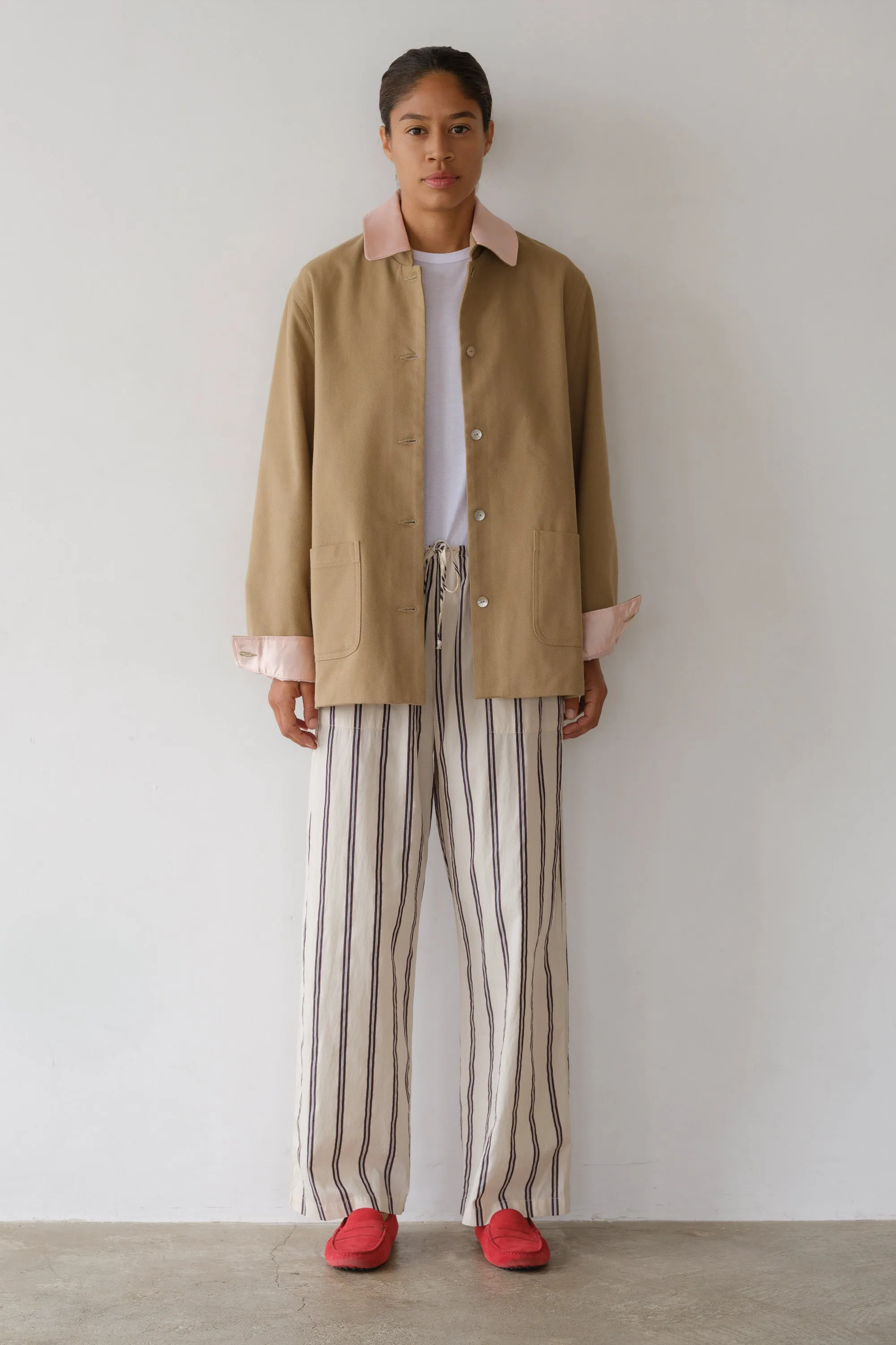 The Chino Contrast Jacket sold by DONNI.