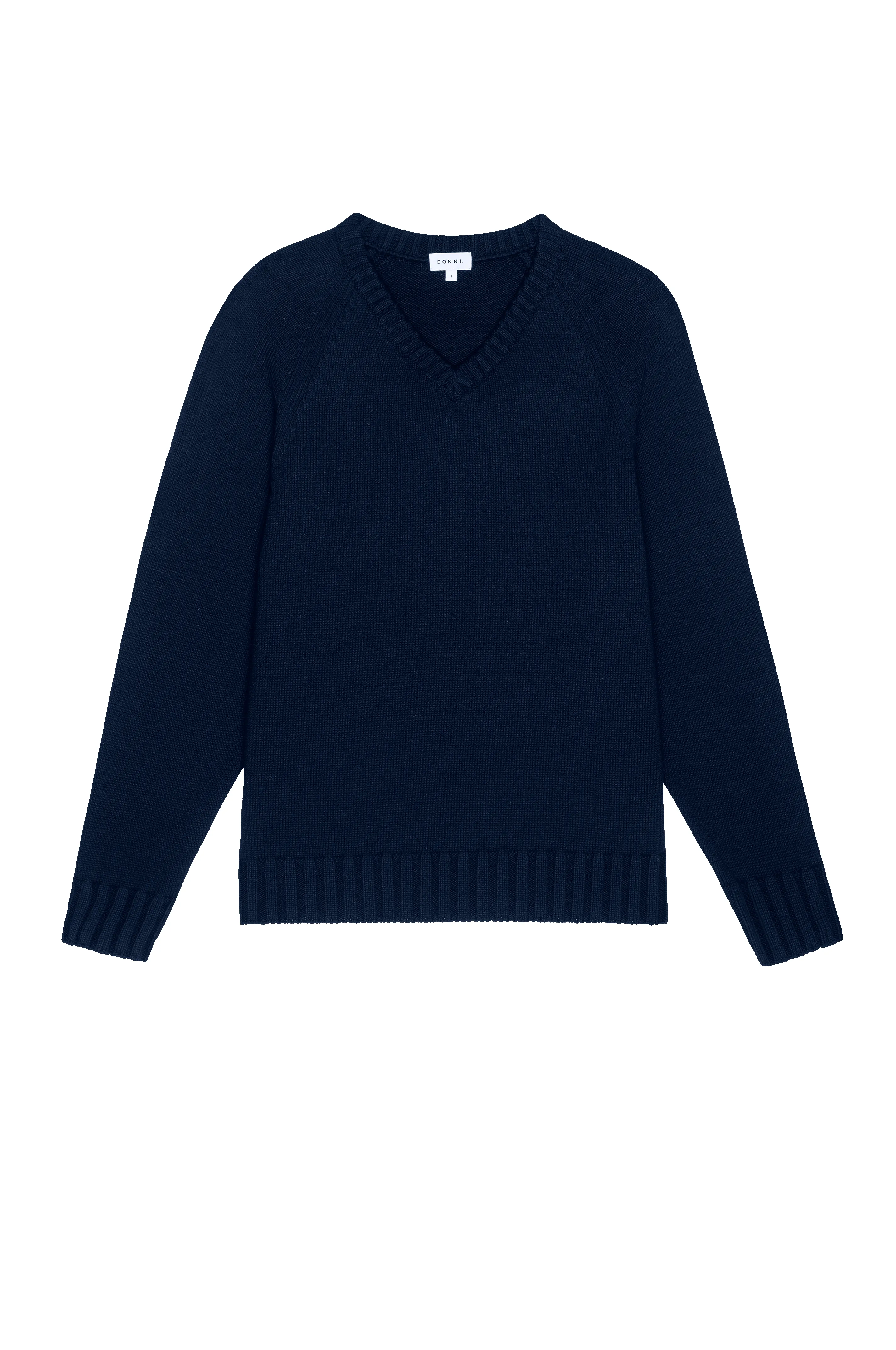 The Cotton Cashmere V-Neck Sweater sold by DONNI. product image thumbnail 2