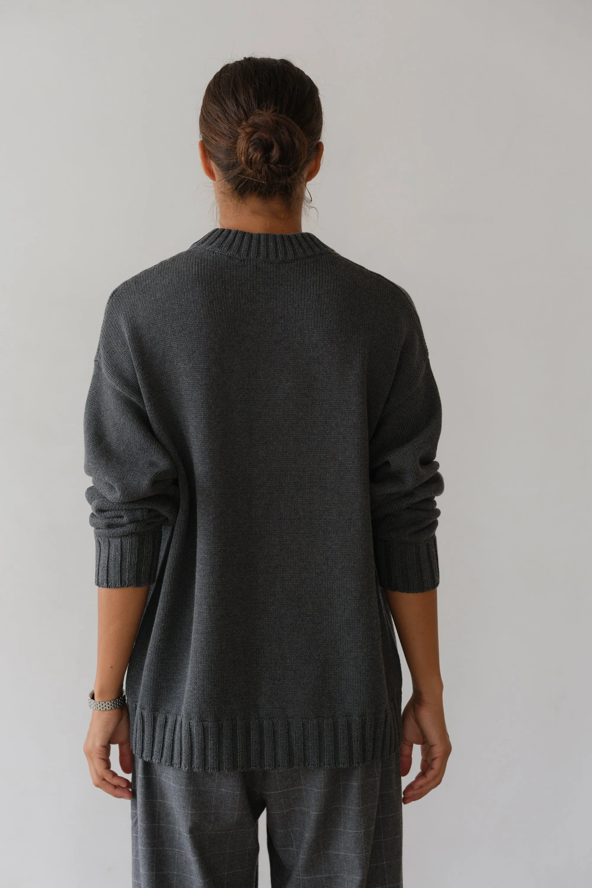 The Cotton Cashmere Crewneck Sweater sold by DONNI. product image thumbnail 5