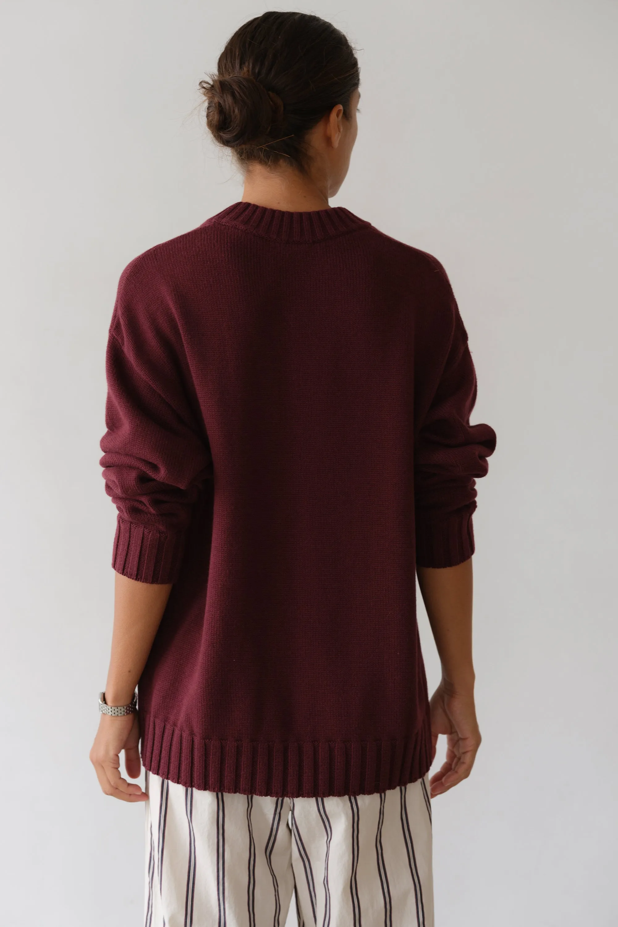 The Cotton Cashmere Crewneck Sweater sold by DONNI. product image thumbnail 5
