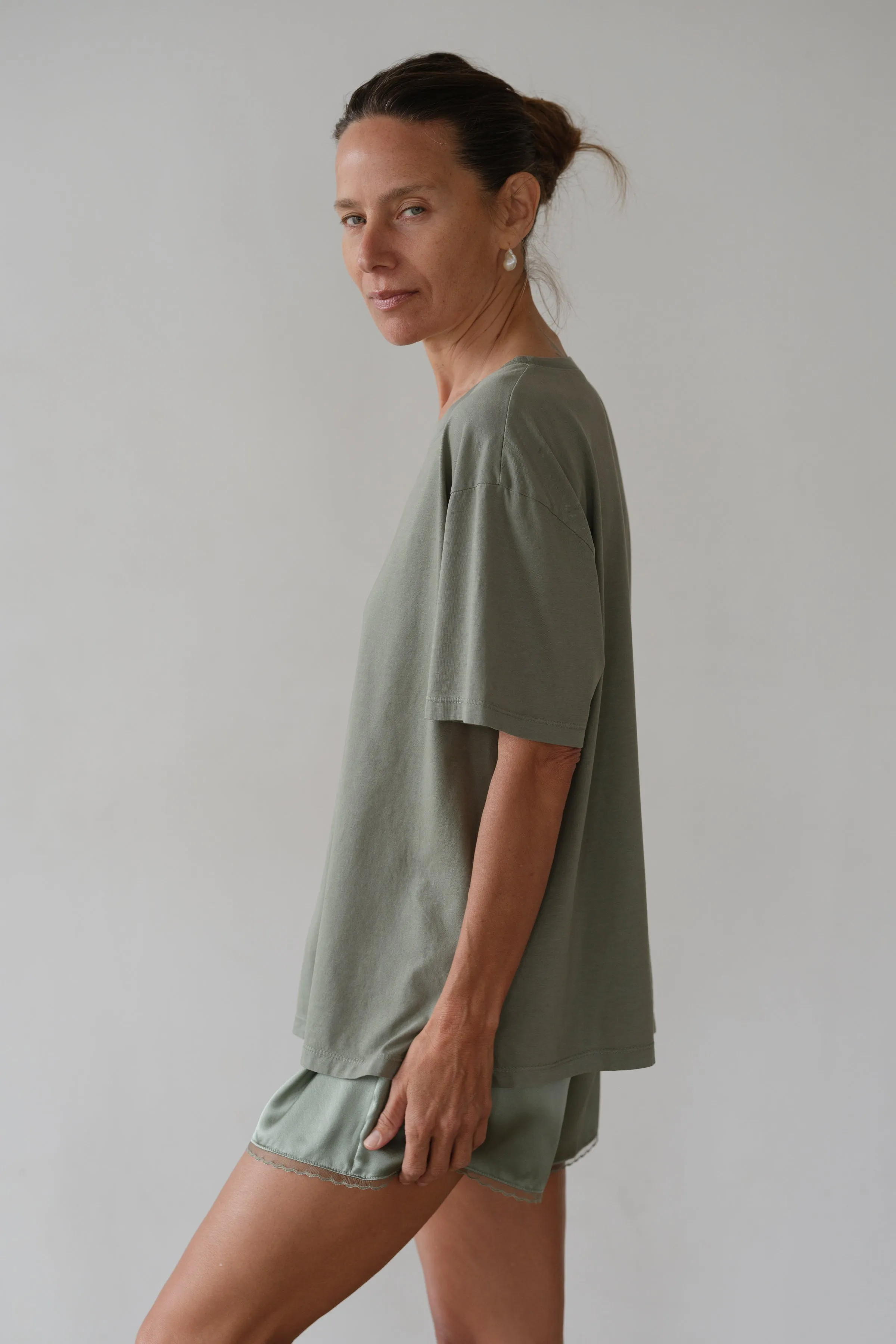 The Jersey Oversized Tee sold by DONNI. product image thumbnail 4