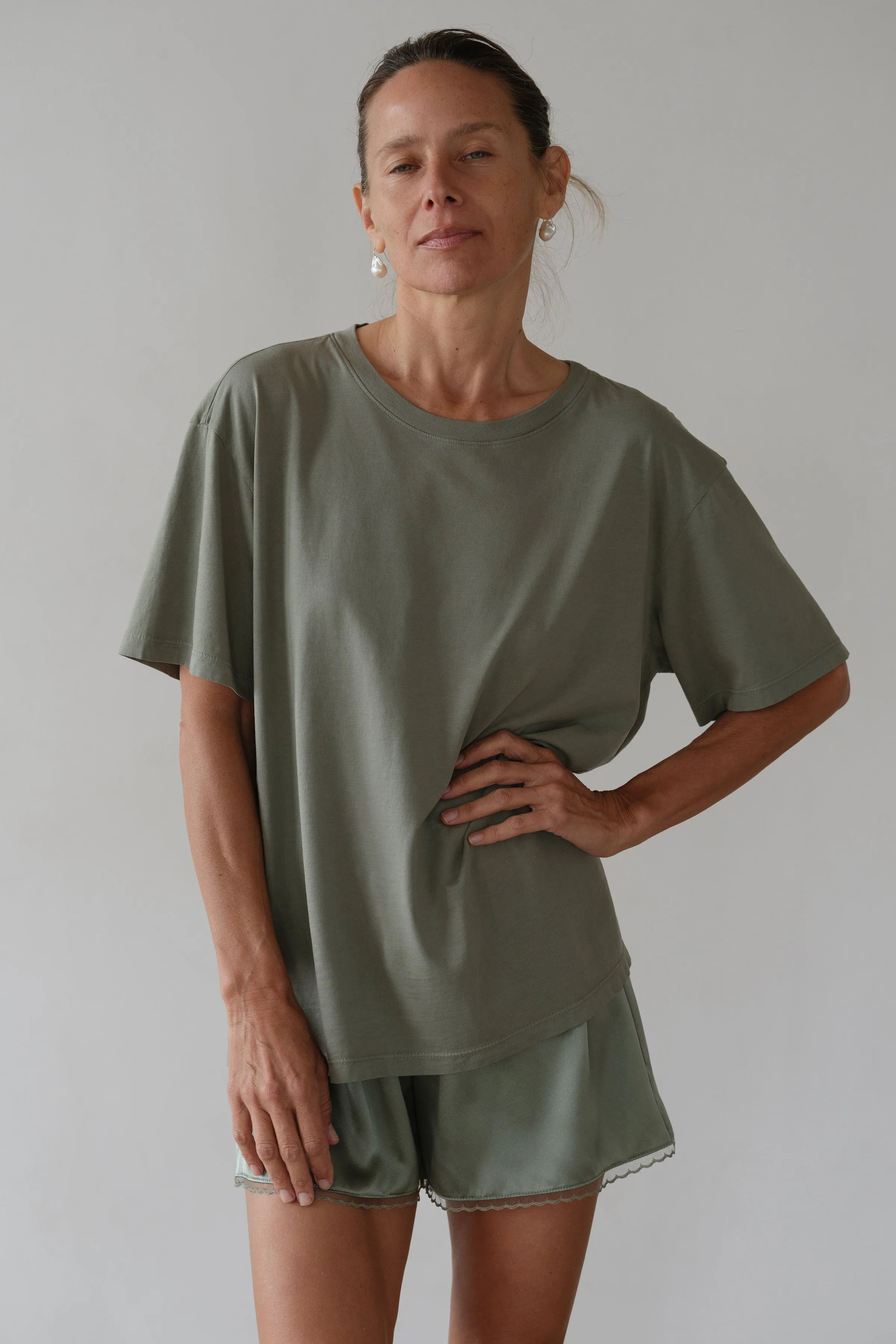 The Jersey Oversized Tee sold by DONNI. product image thumbnail 3