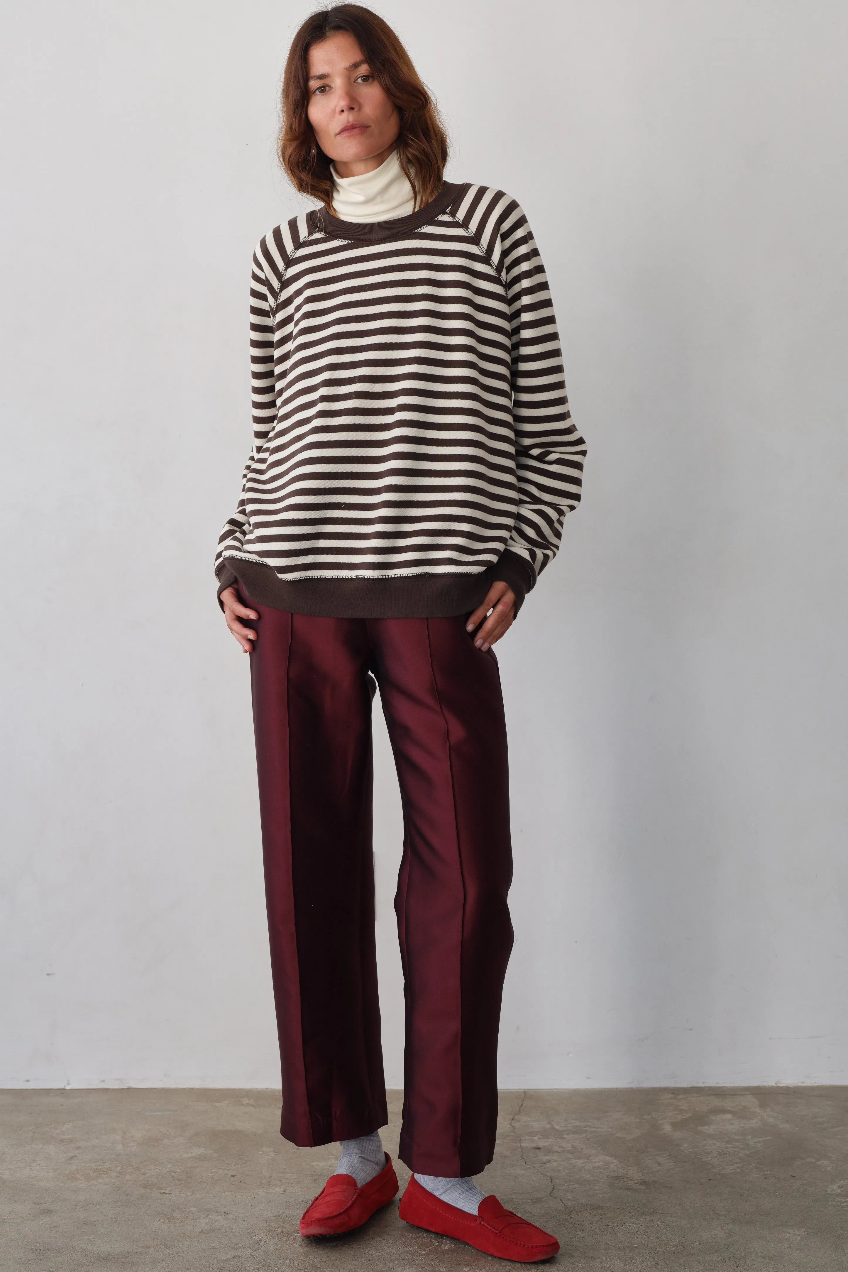 The Eco-Terry Relaxed Crewneck sold by DONNI. product image thumbnail 4