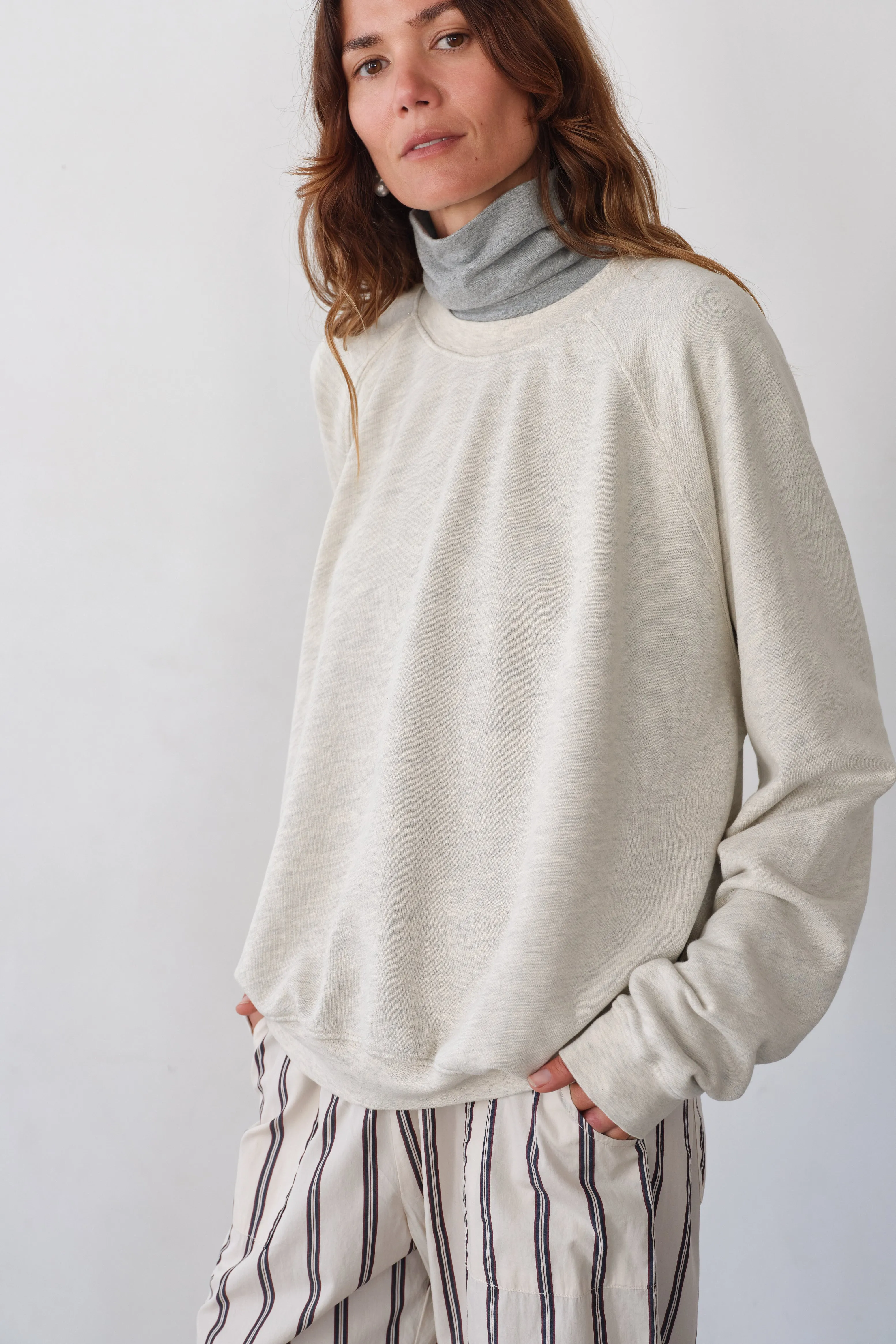 The Eco-Terry Relaxed Crewneck sold by DONNI. product image thumbnail 3