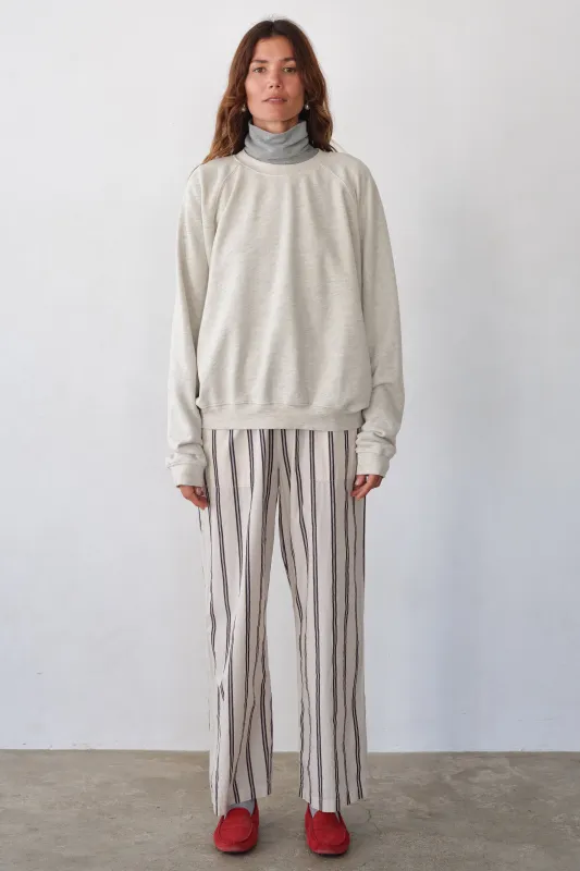 The Eco-Terry Relaxed Crewneck sold by DONNI.