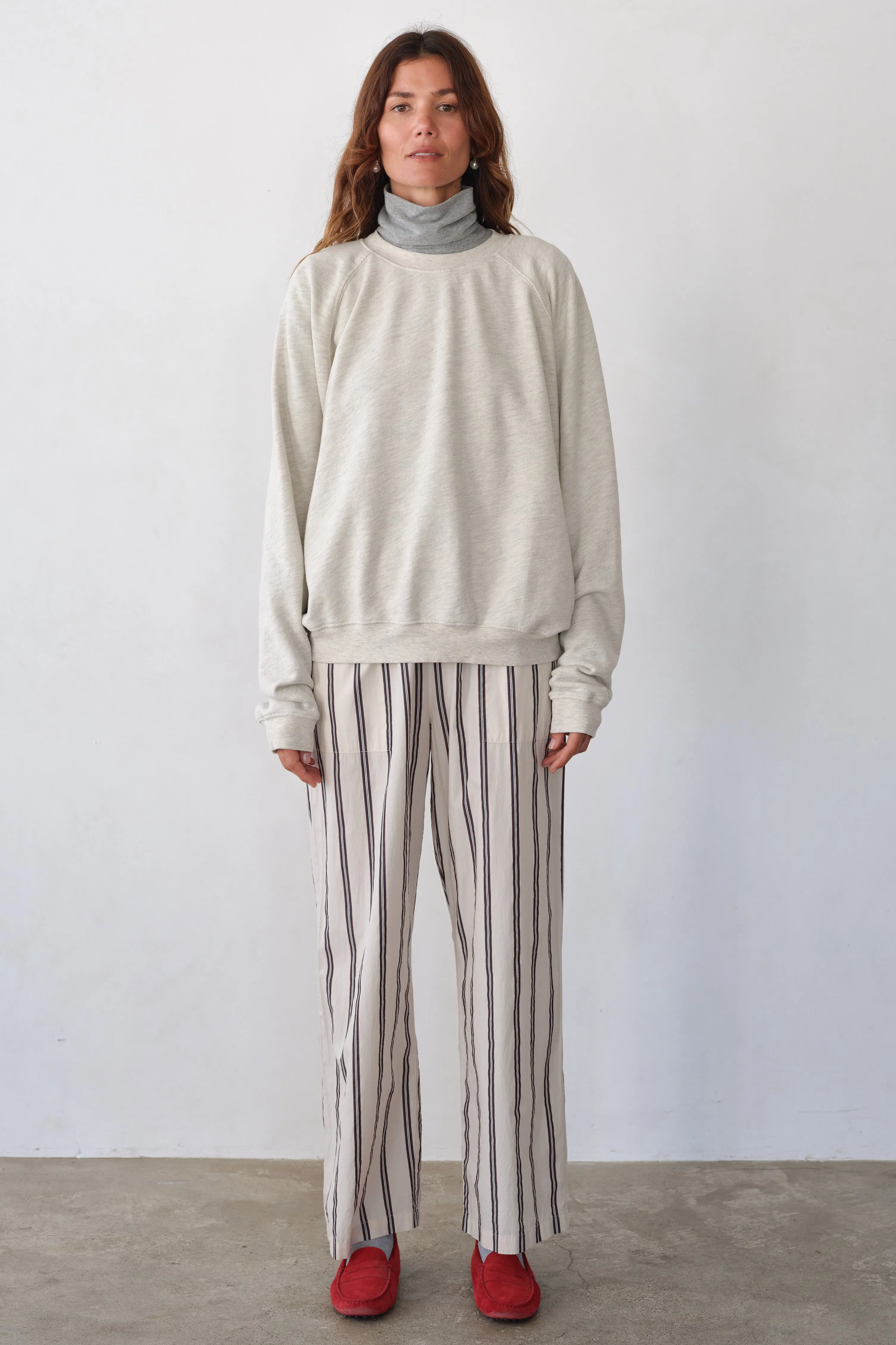 The Eco-Terry Relaxed Crewneck sold by DONNI.