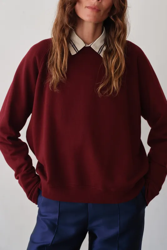 The Eco-Terry Crewneck sold by DONNI.