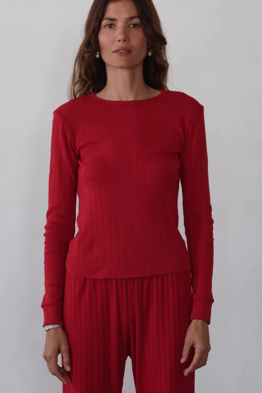 The Pointelle Long Sleeve sold by DONNI.