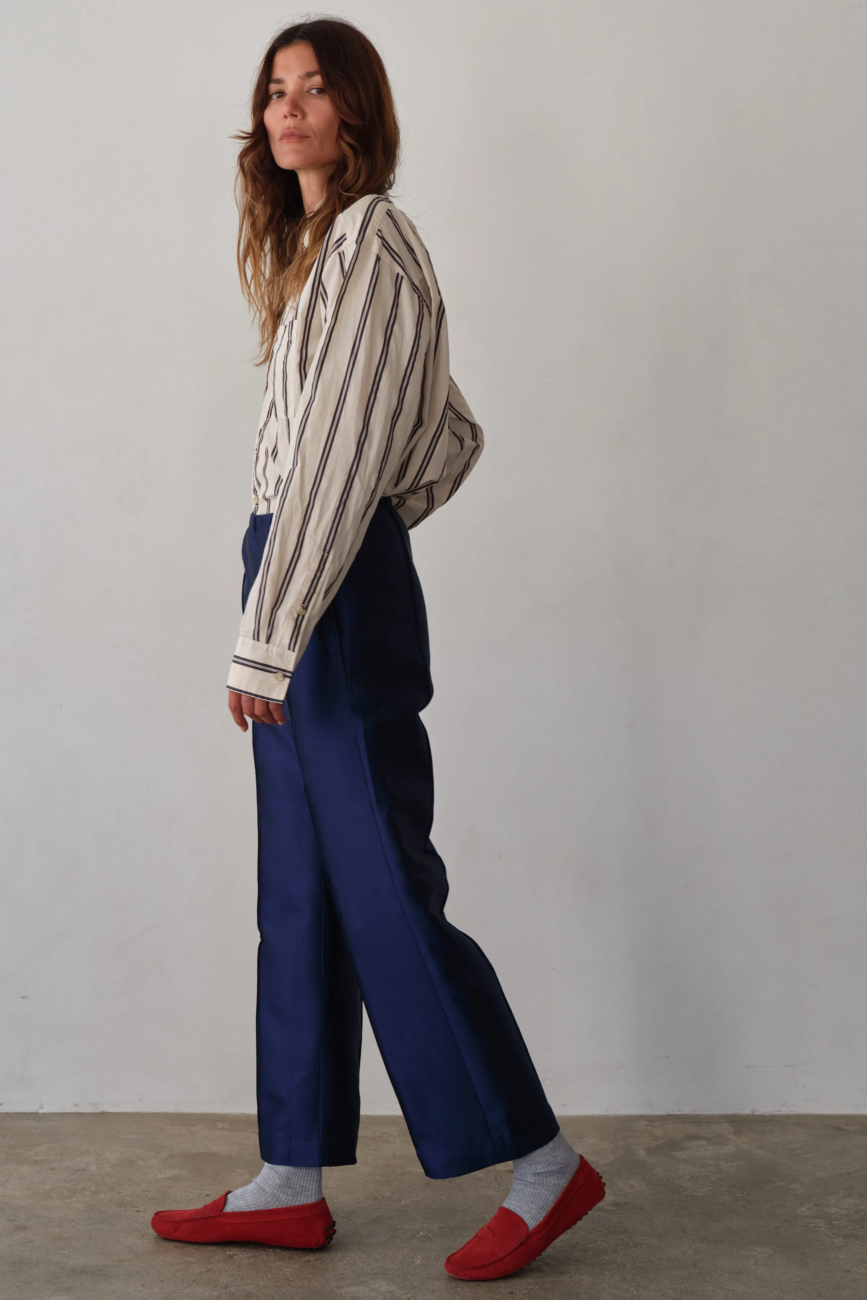 The Satin Cocktail Pant sold by DONNI. product image thumbnail 3