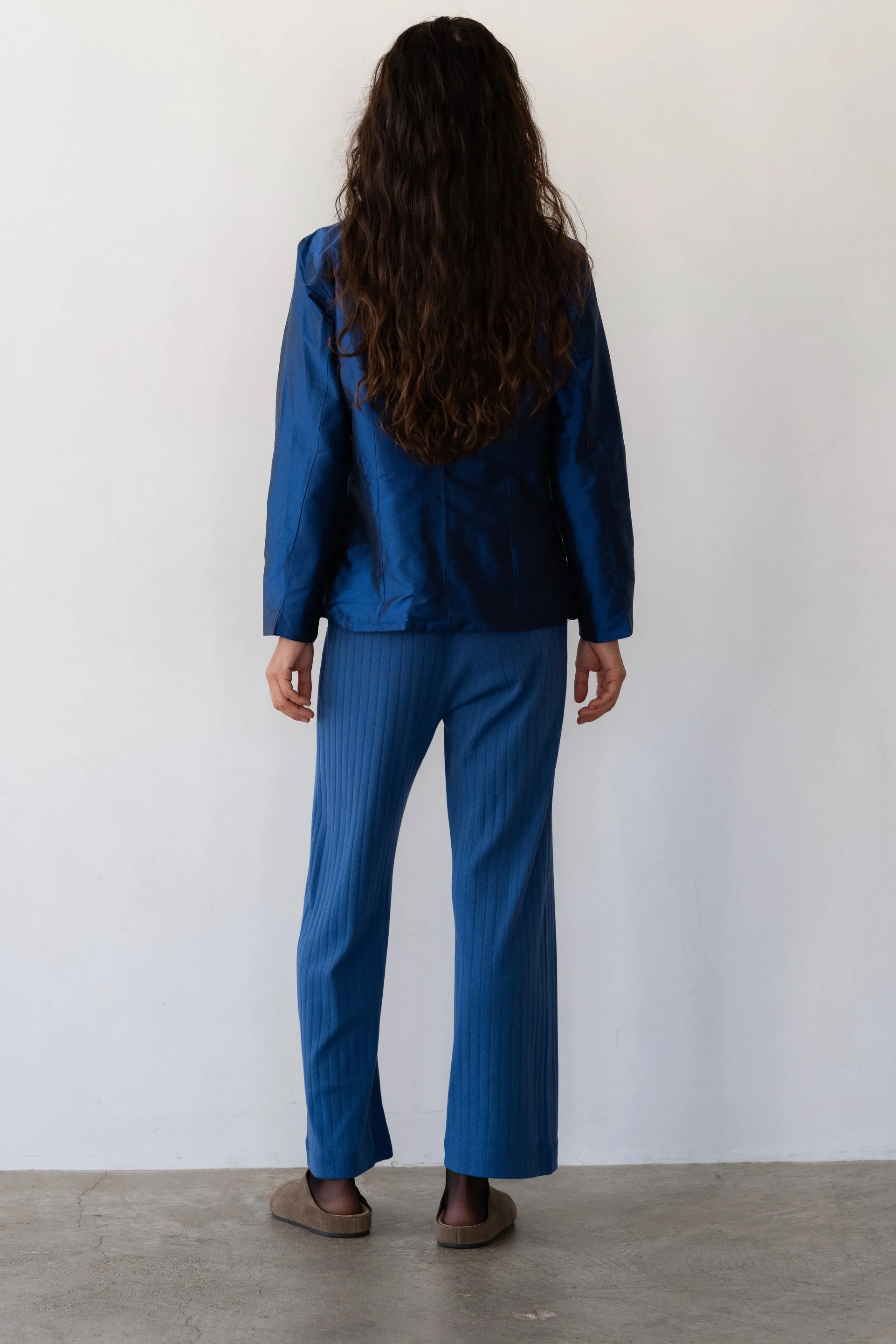 The Pointelle Simple Crop Pant sold by DONNI. product image thumbnail 4